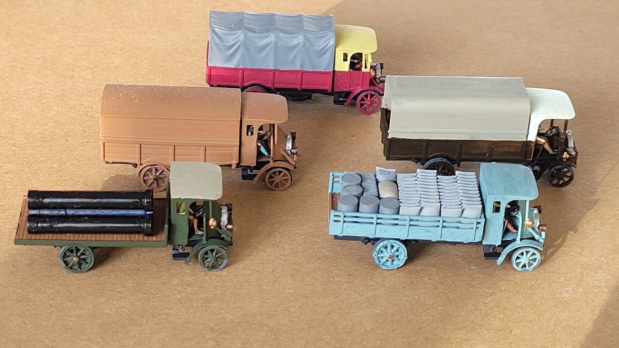 C&D - Mô hình xe tải Thornycroft PB phiên bản 1-148