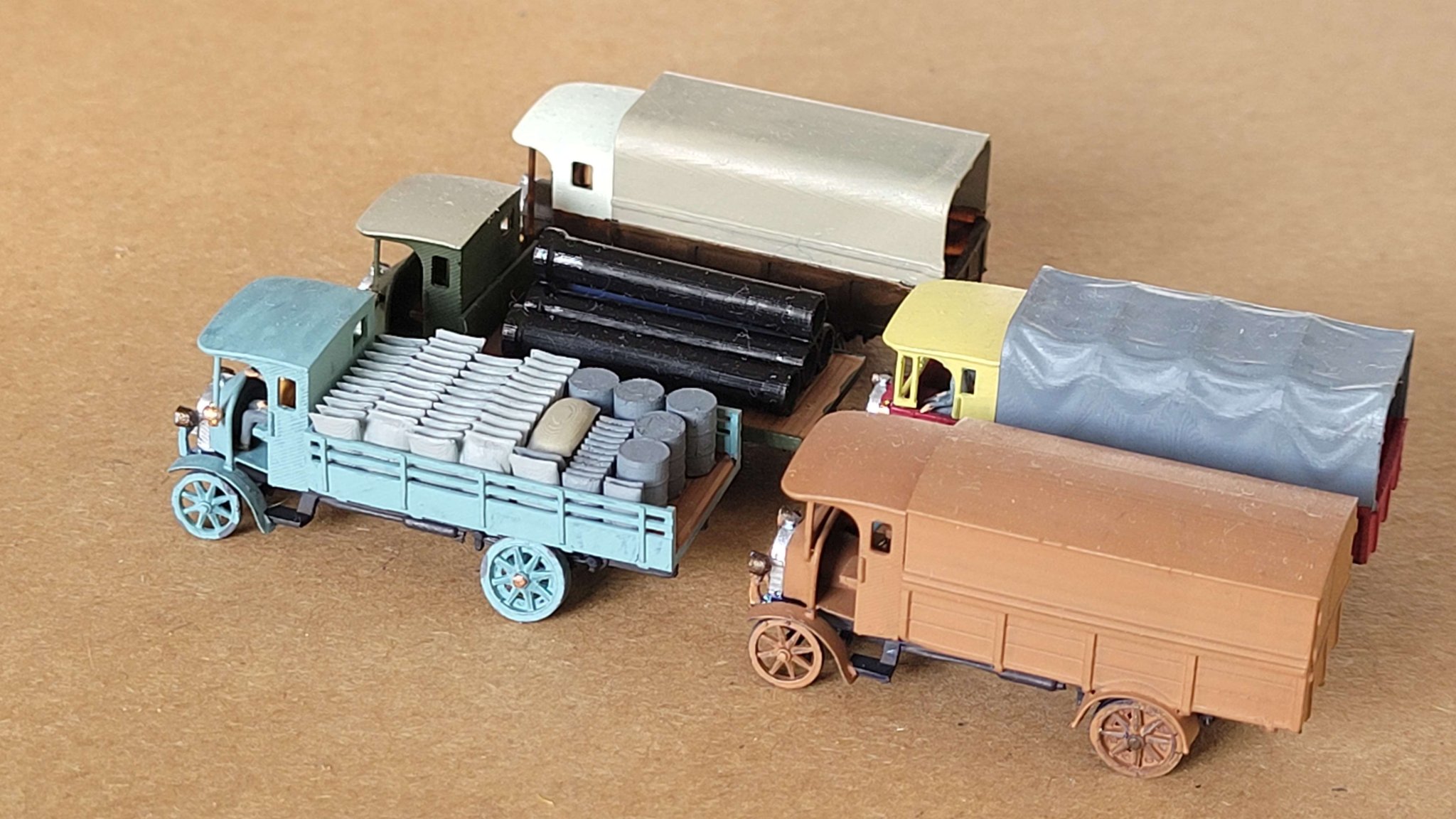 C&D - Mô hình xe tải Thornycroft PB phiên bản 1-148