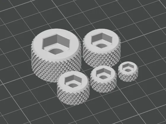 Cán vặn có rãnh cho đai ốc Hex M3-M10