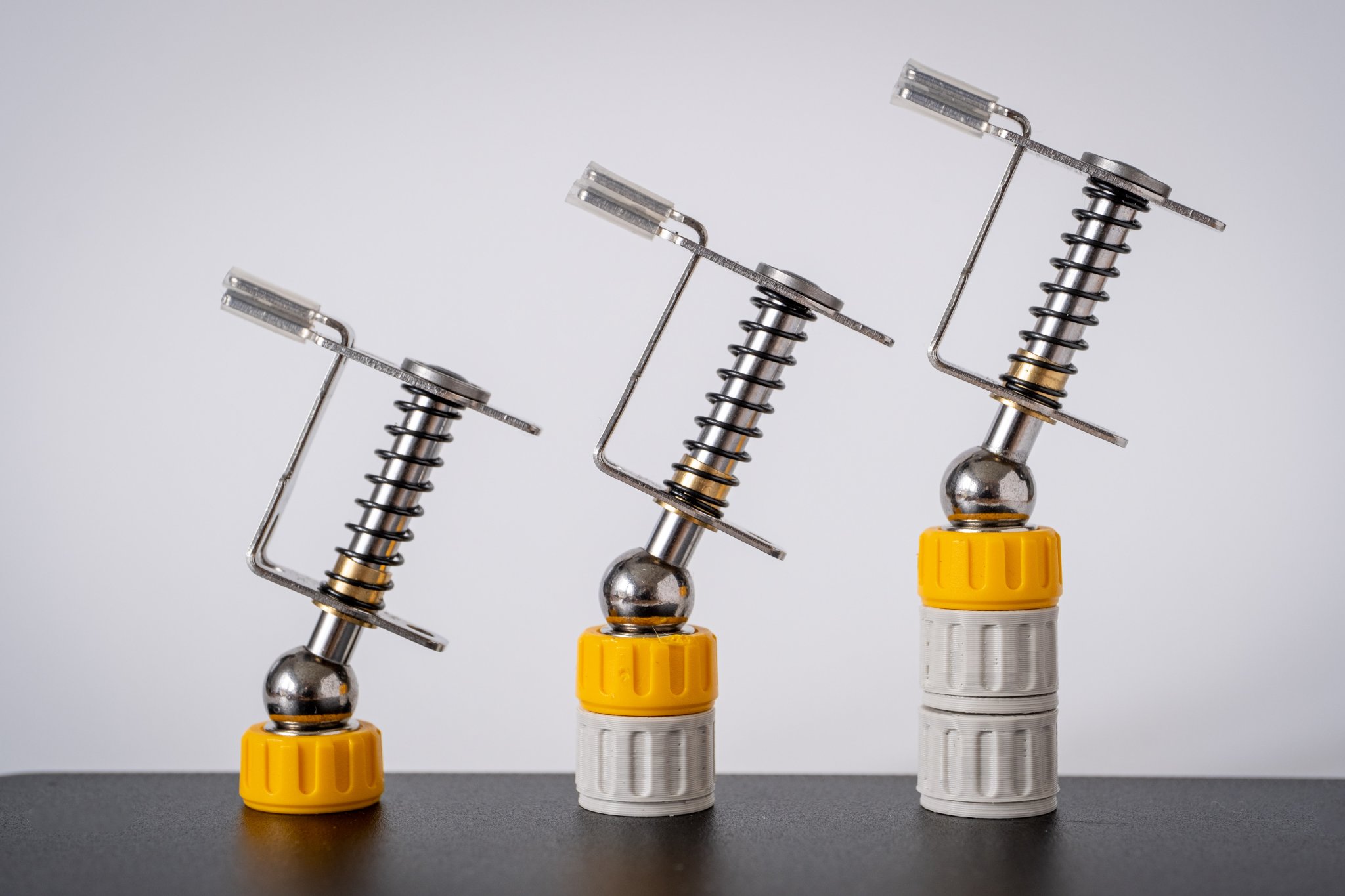 Mở rộng chiều cao cho kẹp Omnifixo bằng bộ phận từ tính