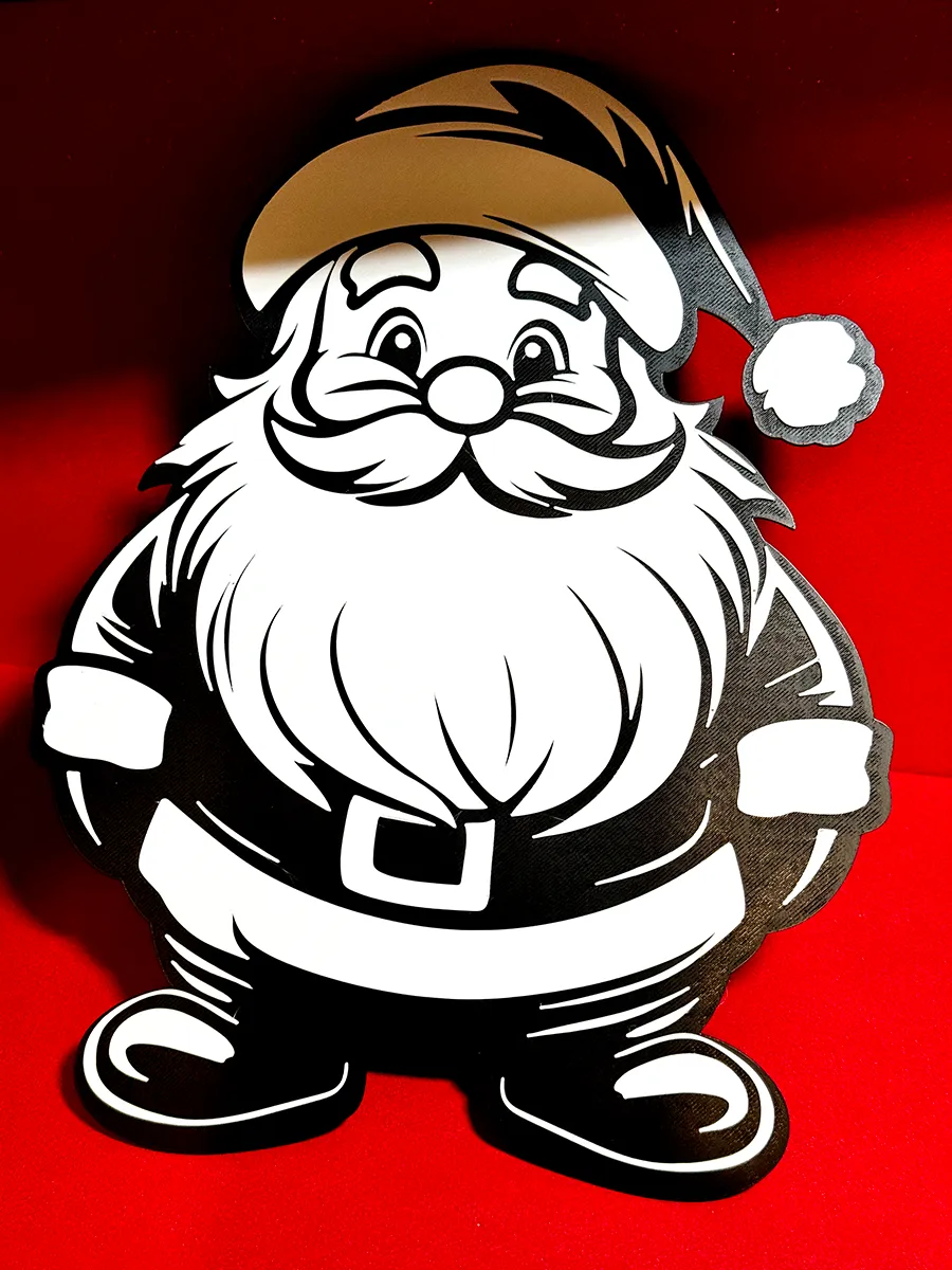 Trang trí tường Ông Già Noel cho mùa Giáng Sinh