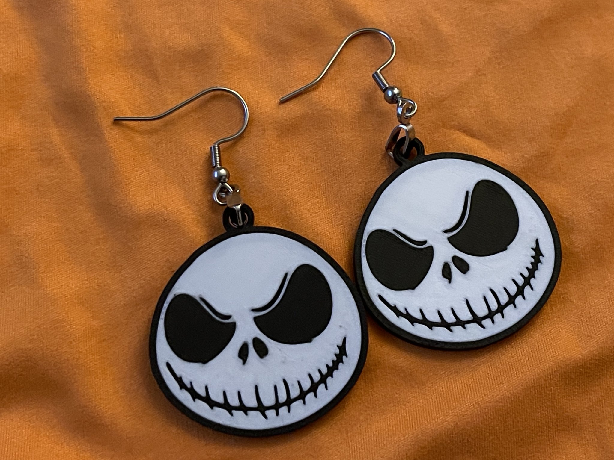 Bông tai Jack Skellington phong cách Halloween