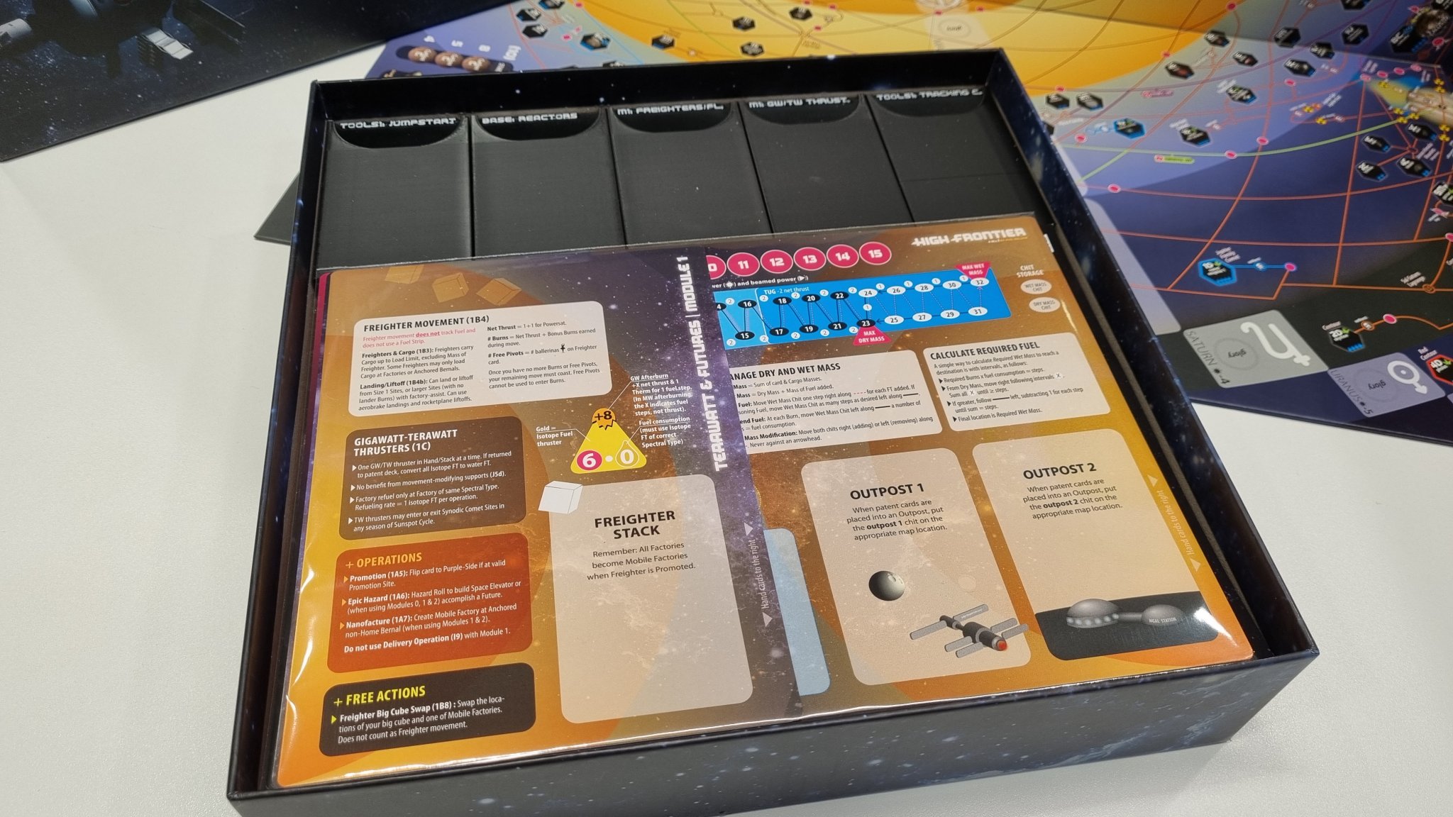 Giá đỡ tất cả trong một cho trò chơi High Frontier 4All