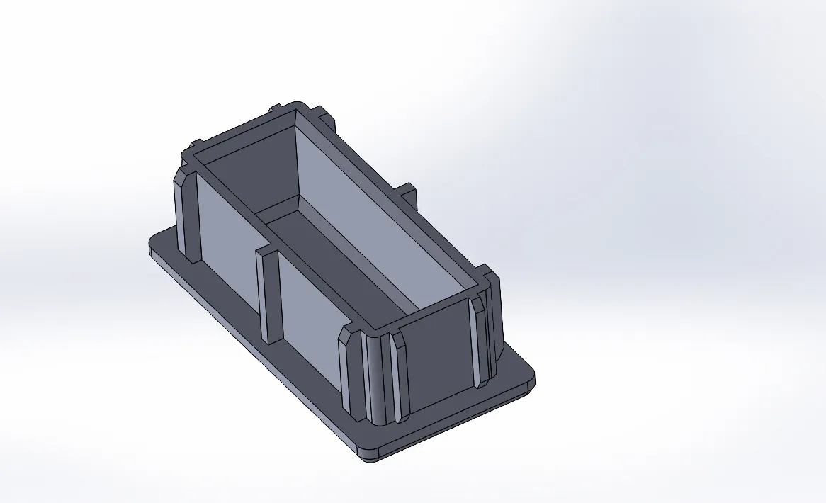 Nắp bịt ống vuông 20x20mm và 40x20mm