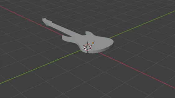 Móc khóa hình đàn guitar độc đáo