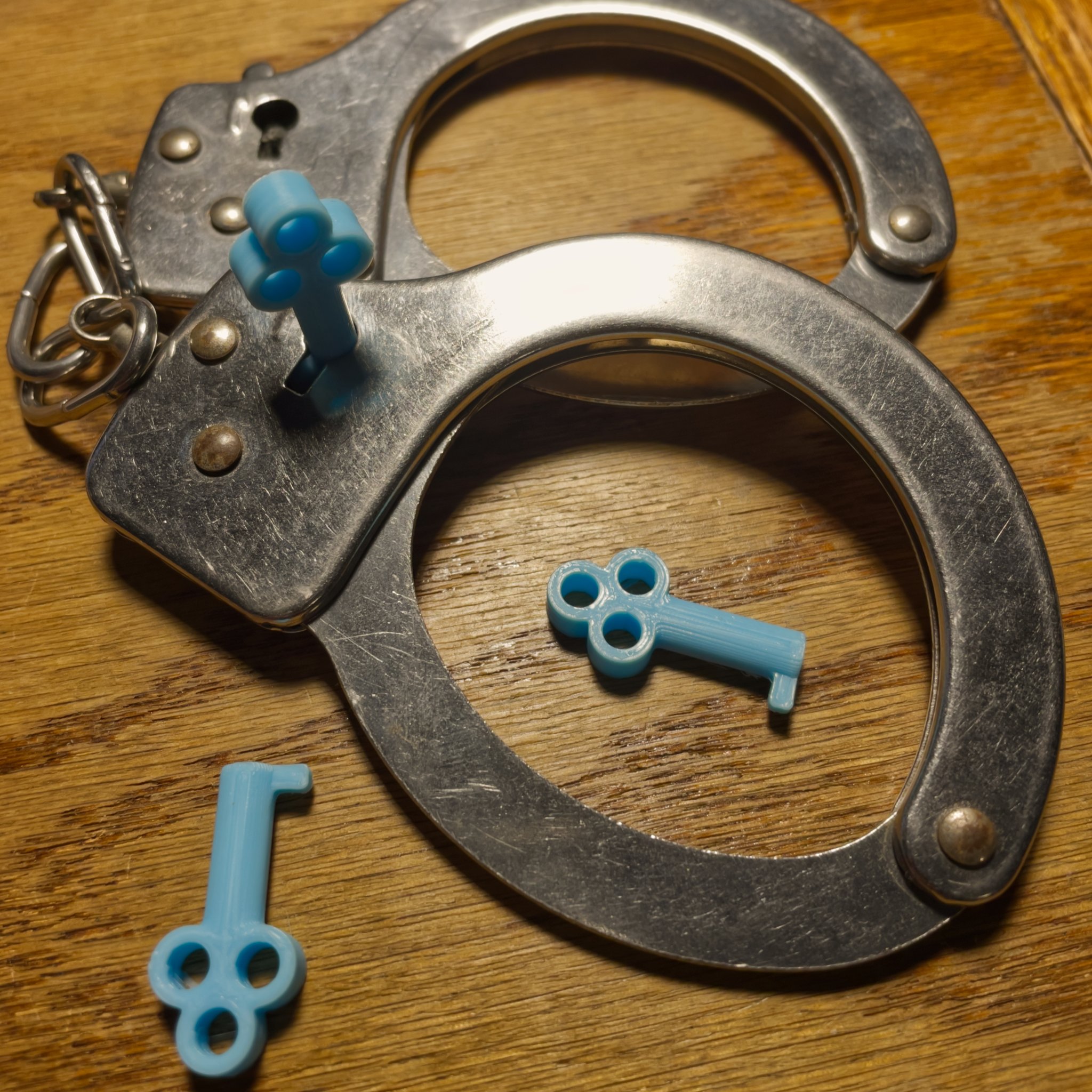 Khóa tay còng đồ chơi in 3D