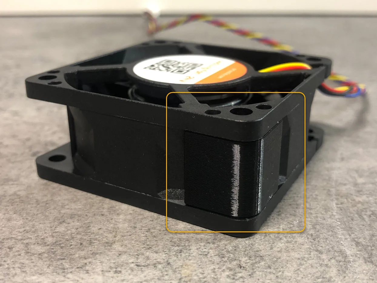 Bộ đệm quạt sau cho Prusa Core One