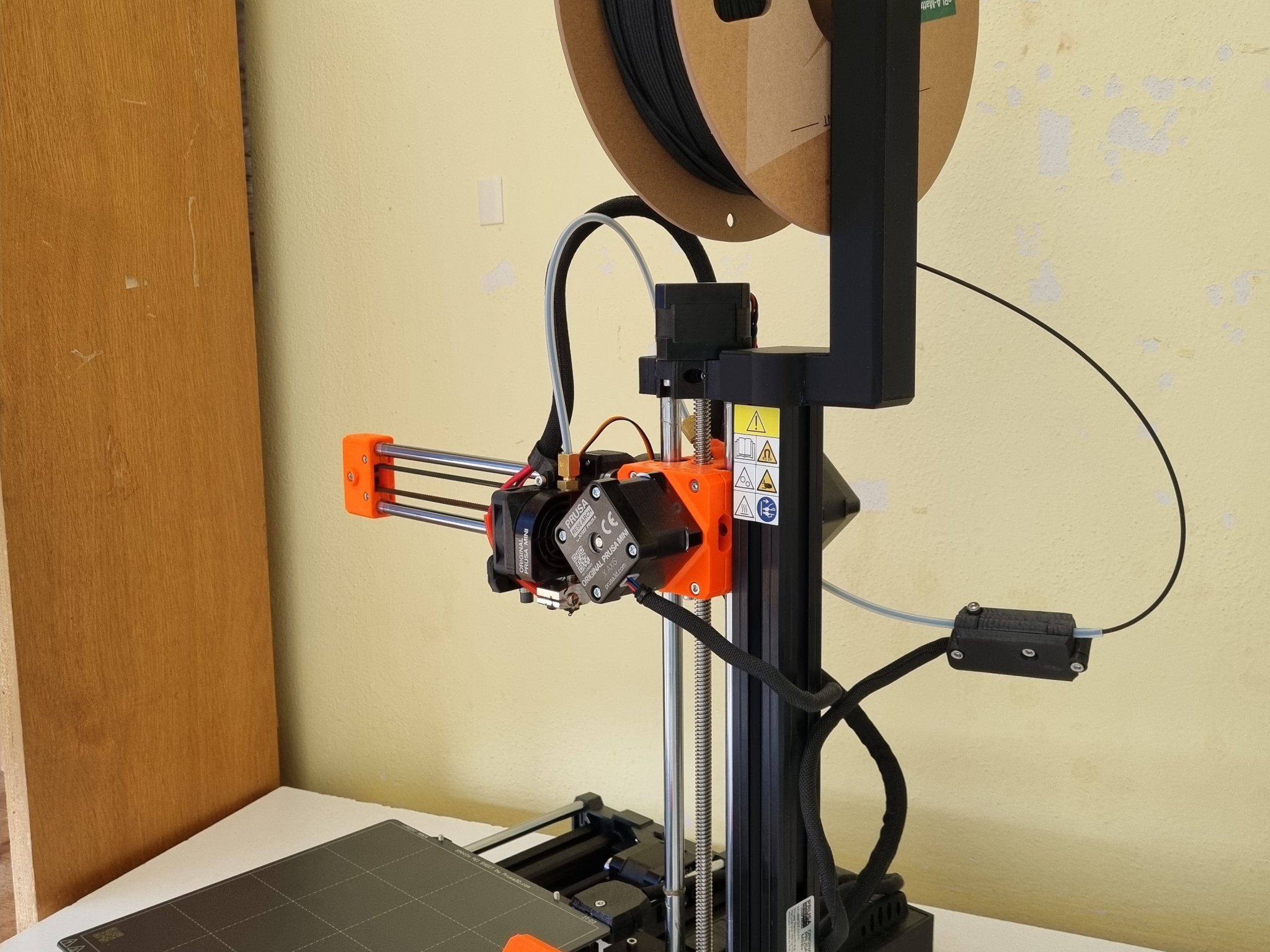 Giá đỡ cuộn filament dọc cho máy in Prusa MINI+