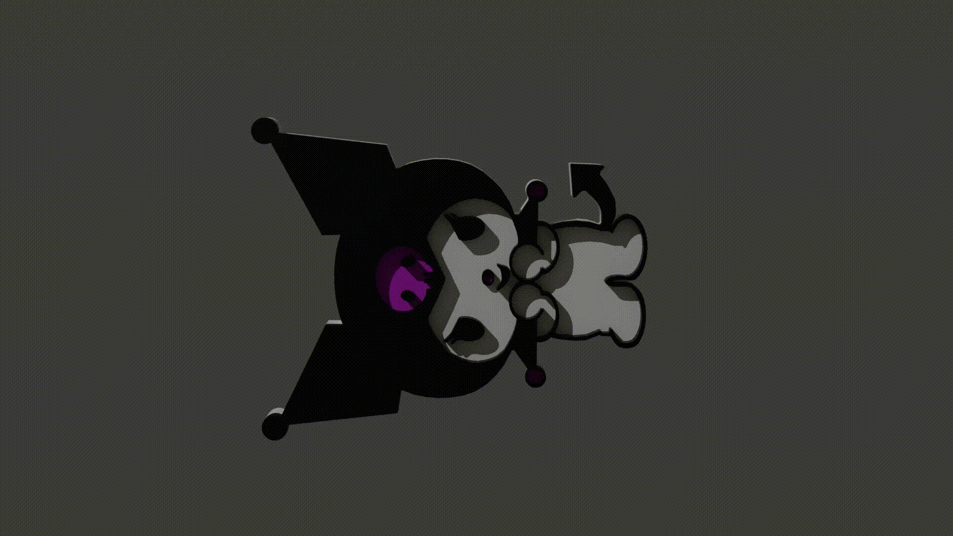 Móc khóa Kuromi từ Sanrio trong thế giới Hello Kitty