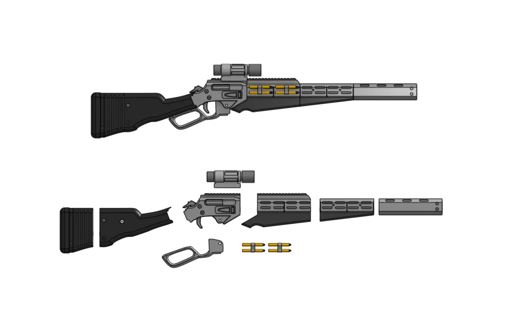 R-6 Deadeye rifle trong game Helldivers II