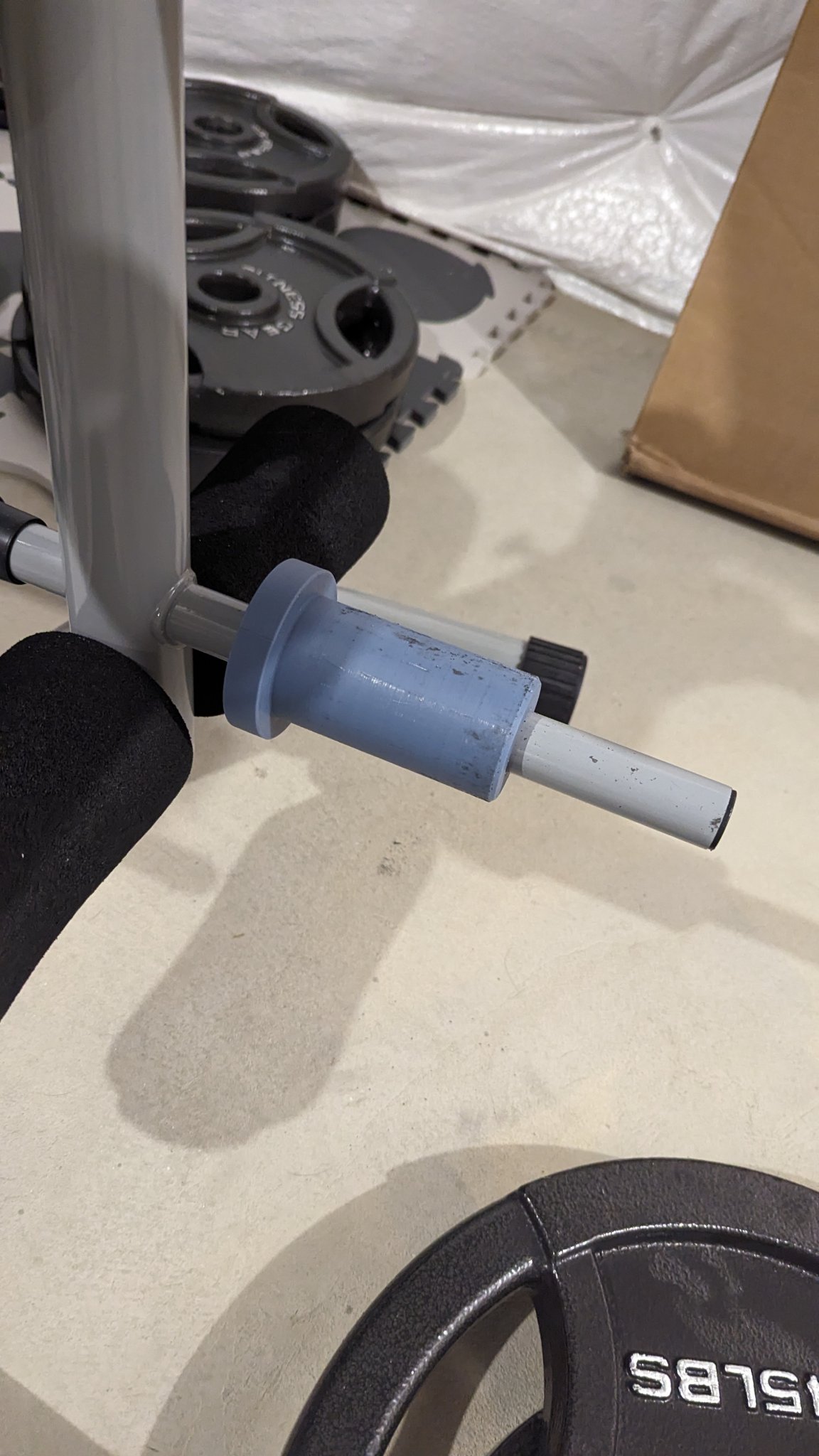 Bộ chuyển đổi cho máy nâng chân với thanh tạ 1" OD