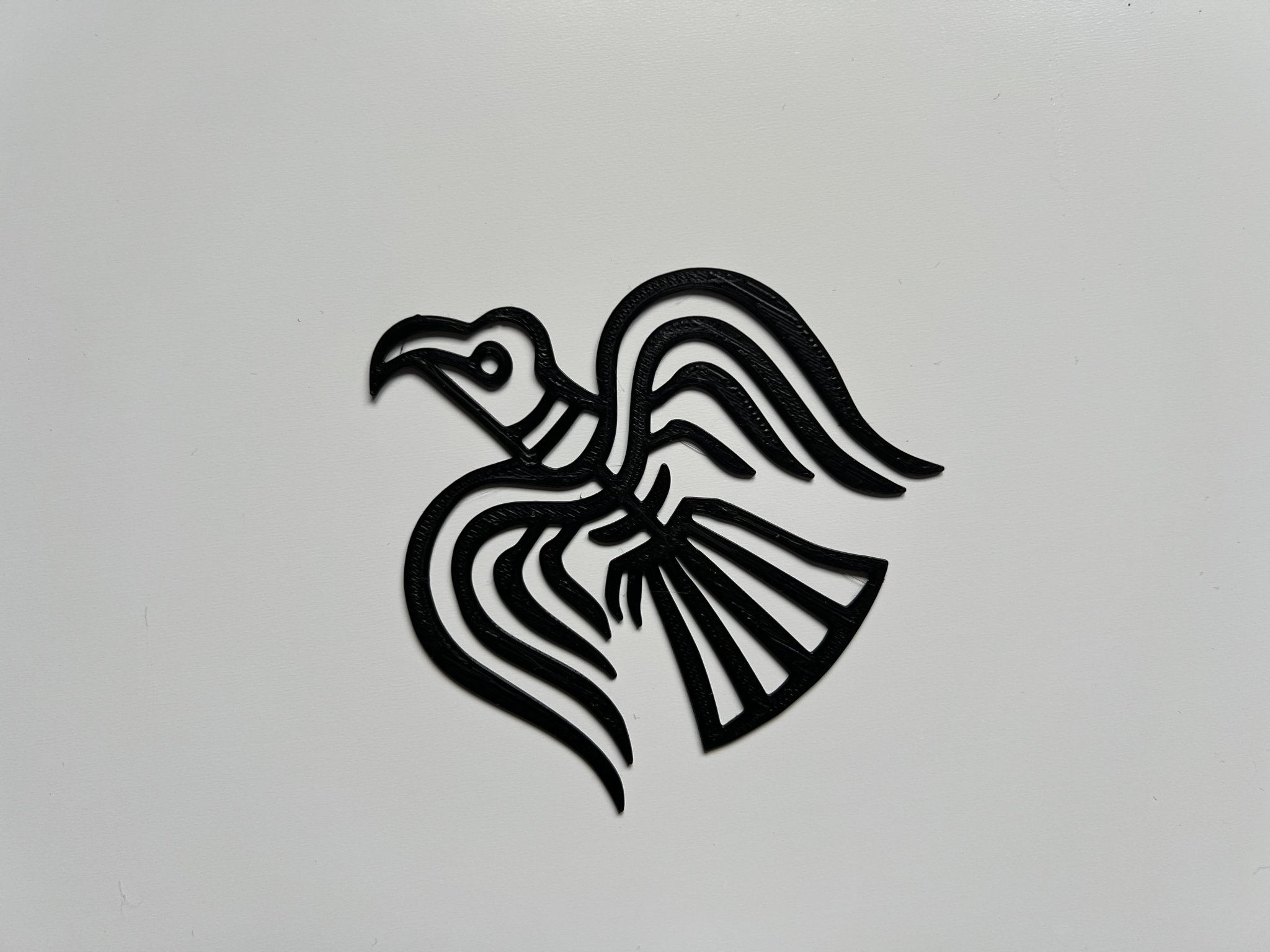 Nghệ thuật tường hình chim quạ Viking số 1