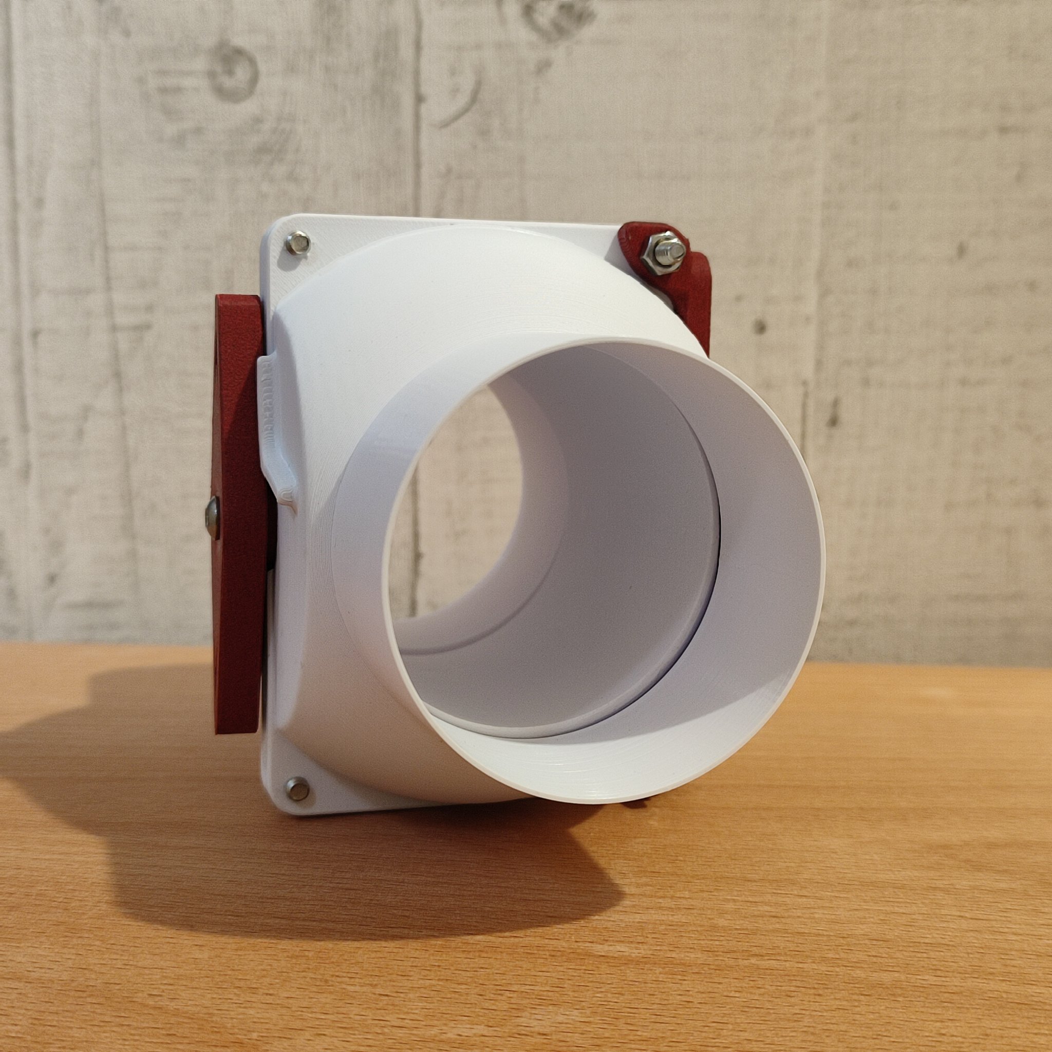 Van bi cắt ngang 63mm cho hệ thống hút bụi trong xưởng