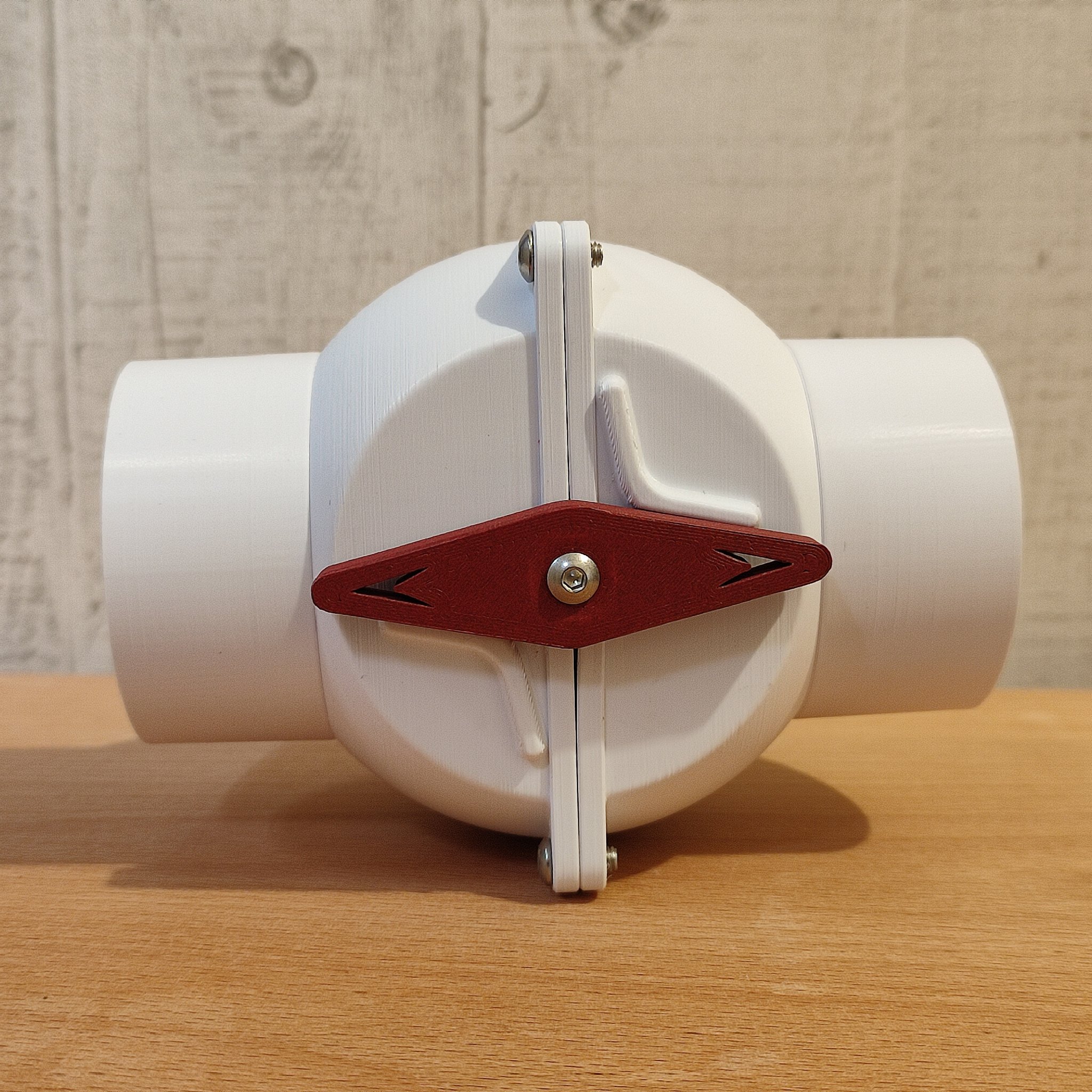 Van bi cắt ngang 63mm cho hệ thống hút bụi trong xưởng