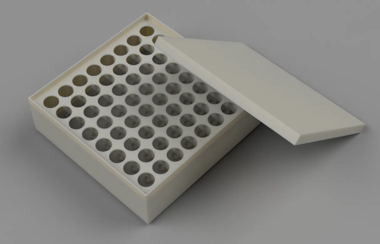 Giá đỡ và hộp đựng sơn cho chai 17ml