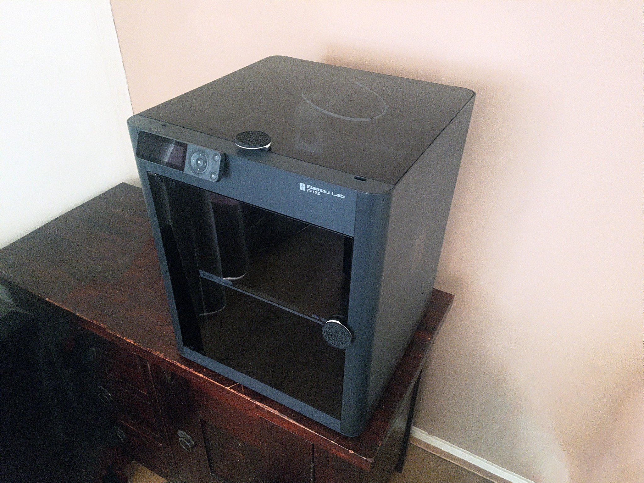 Tay cầm trên cùng hình Oreo cho máy in Bambu Lab P1S