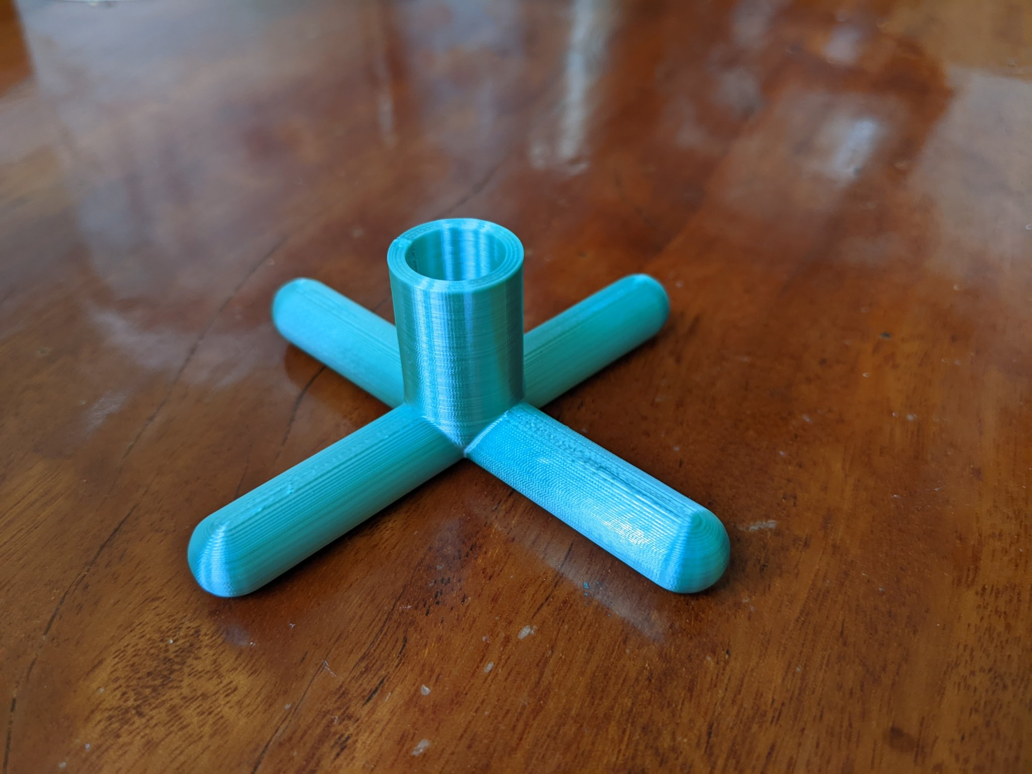 Giá đỡ gậy bi-a hình chữ thập với hai độ cao khác nhau