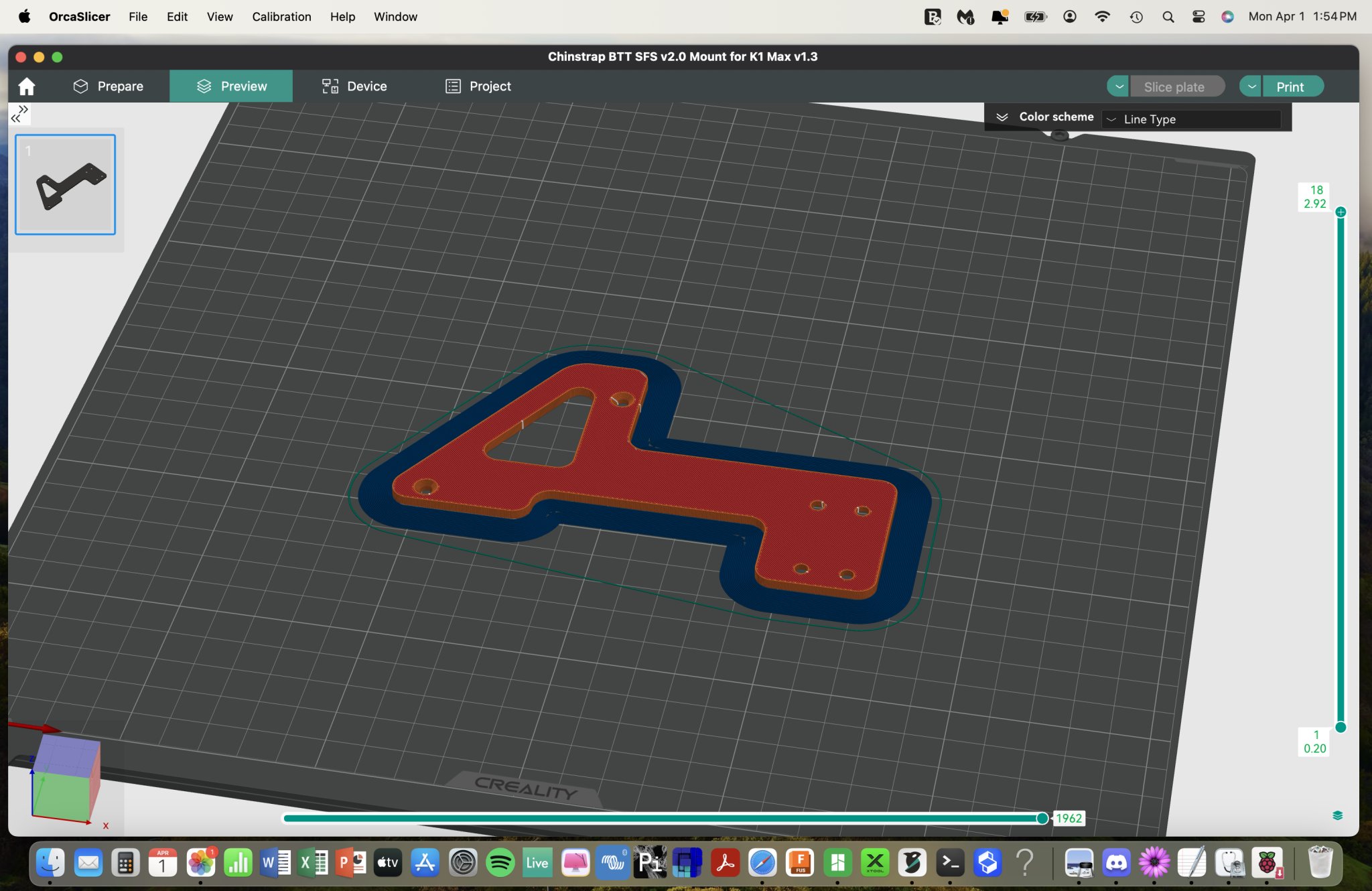 Giá đỡ cảm biến filament thông minh BTT SFS v2.0 cho K1 Max