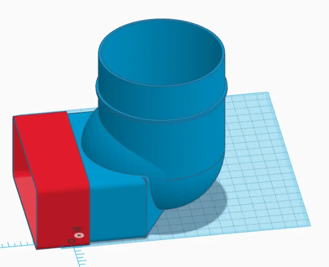 Bộ phận ống thông gió hình chữ nhật 110x55mm chuyển đổi san...