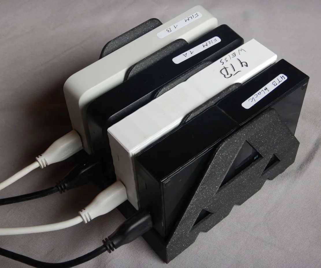 Giá đỡ cho ổ cứng USB ngoài, hỗ trợ 4-5 ổ đĩa