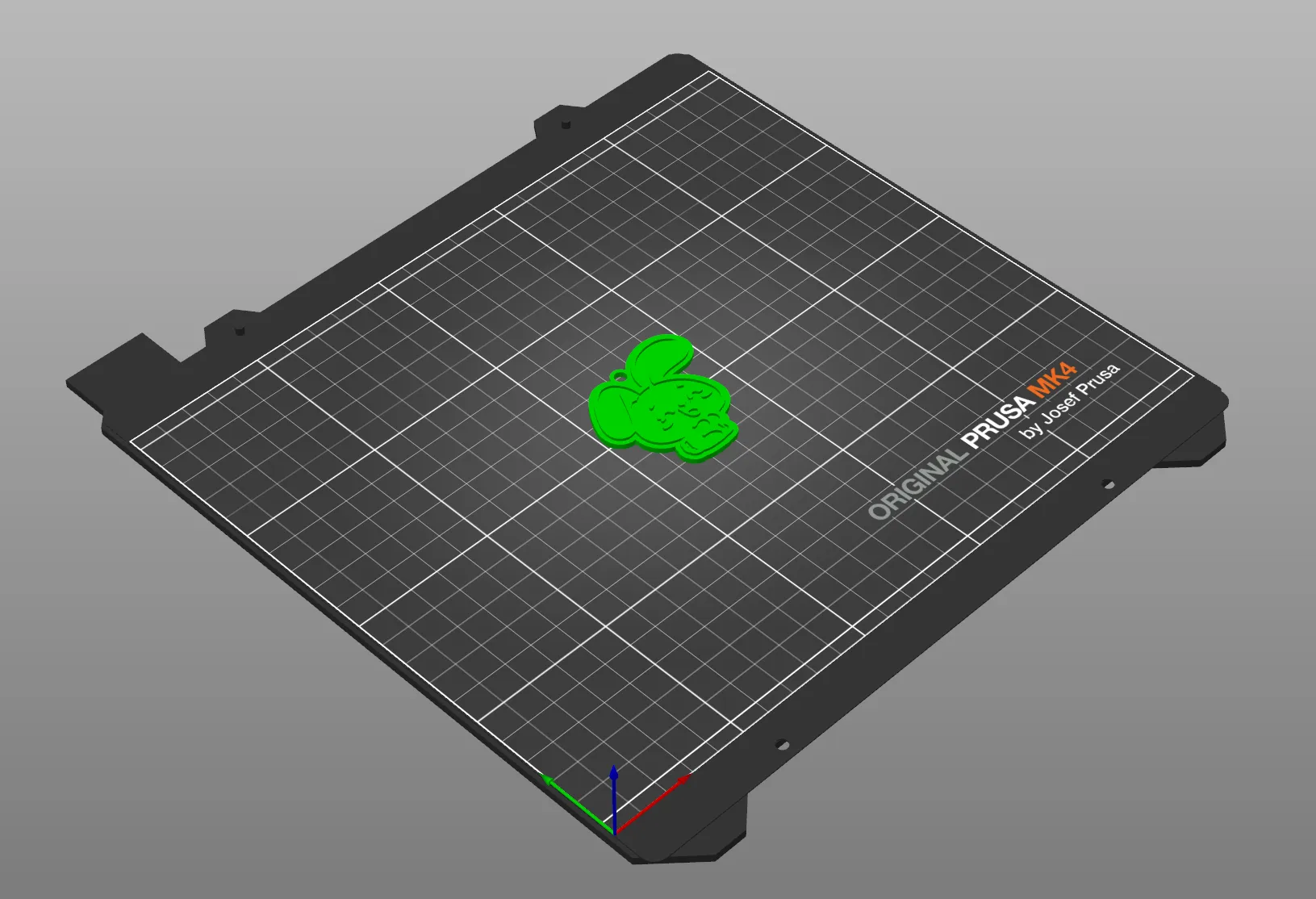 Móc khóa thỏ dễ thương bằng PLA