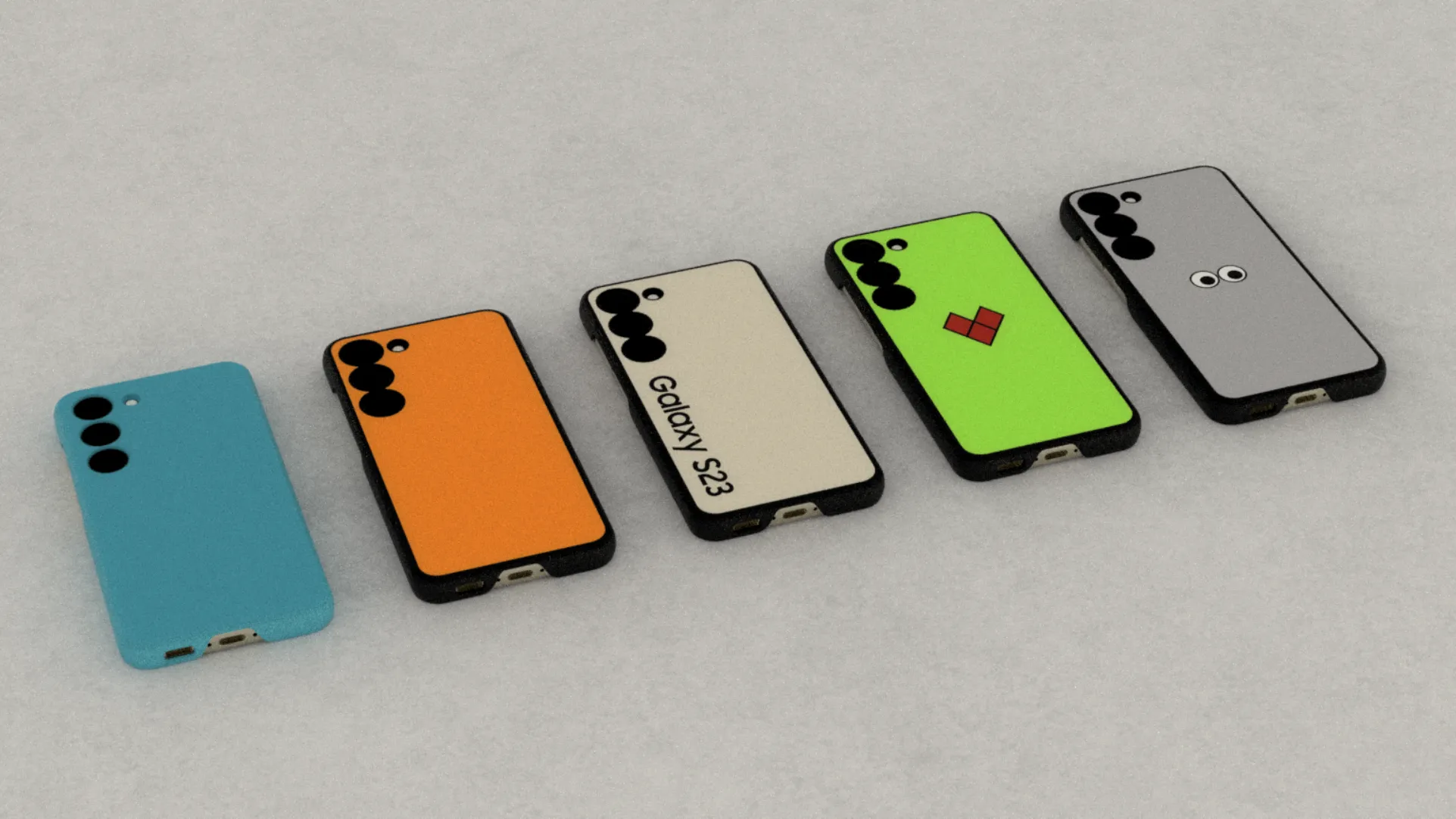 Vỏ cứng cho Samsung Galaxy S23 bằng nhựa cứng