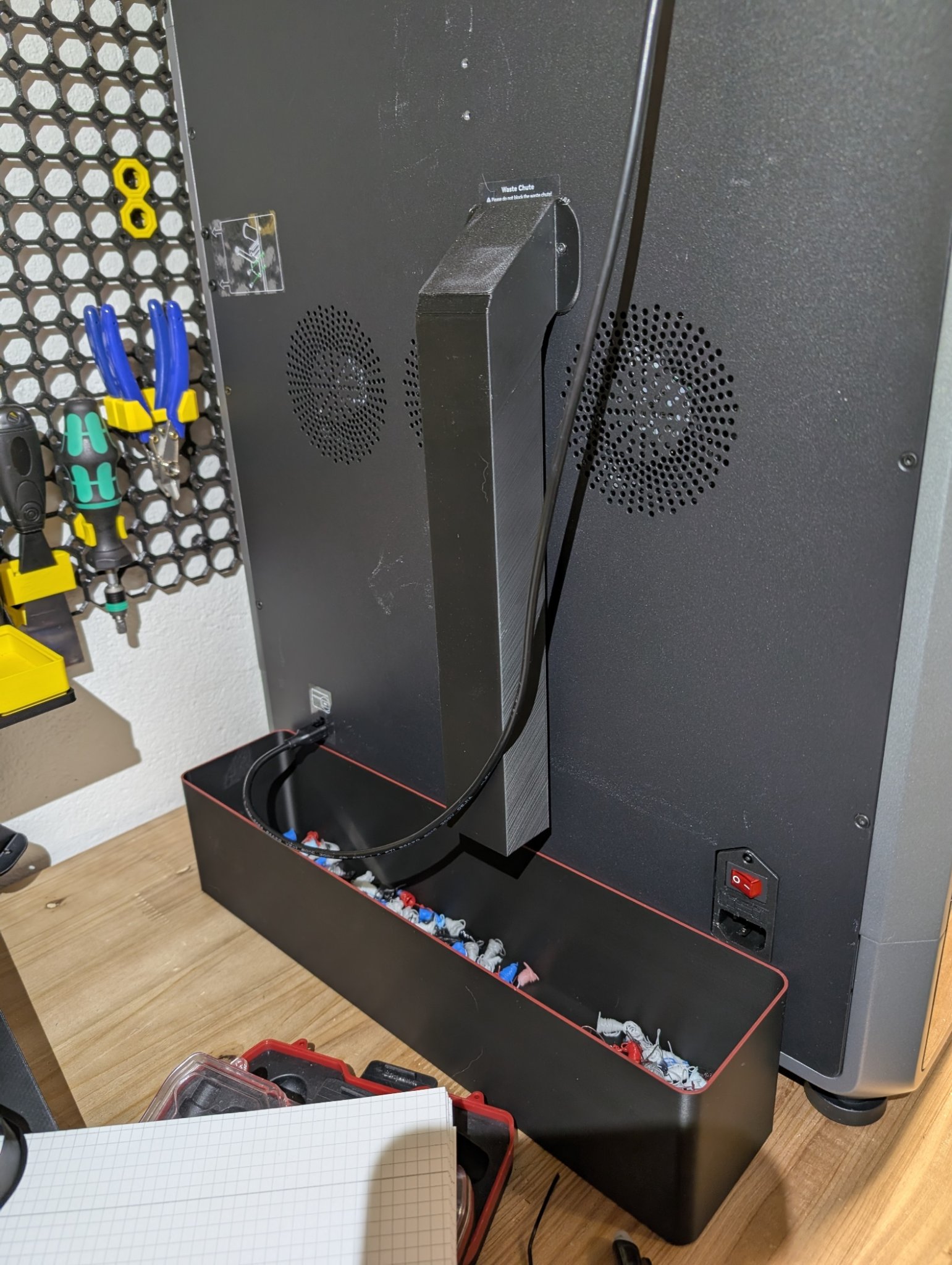 Bệ trượt phân cho máy in Creality K2 Plus kèm hộp