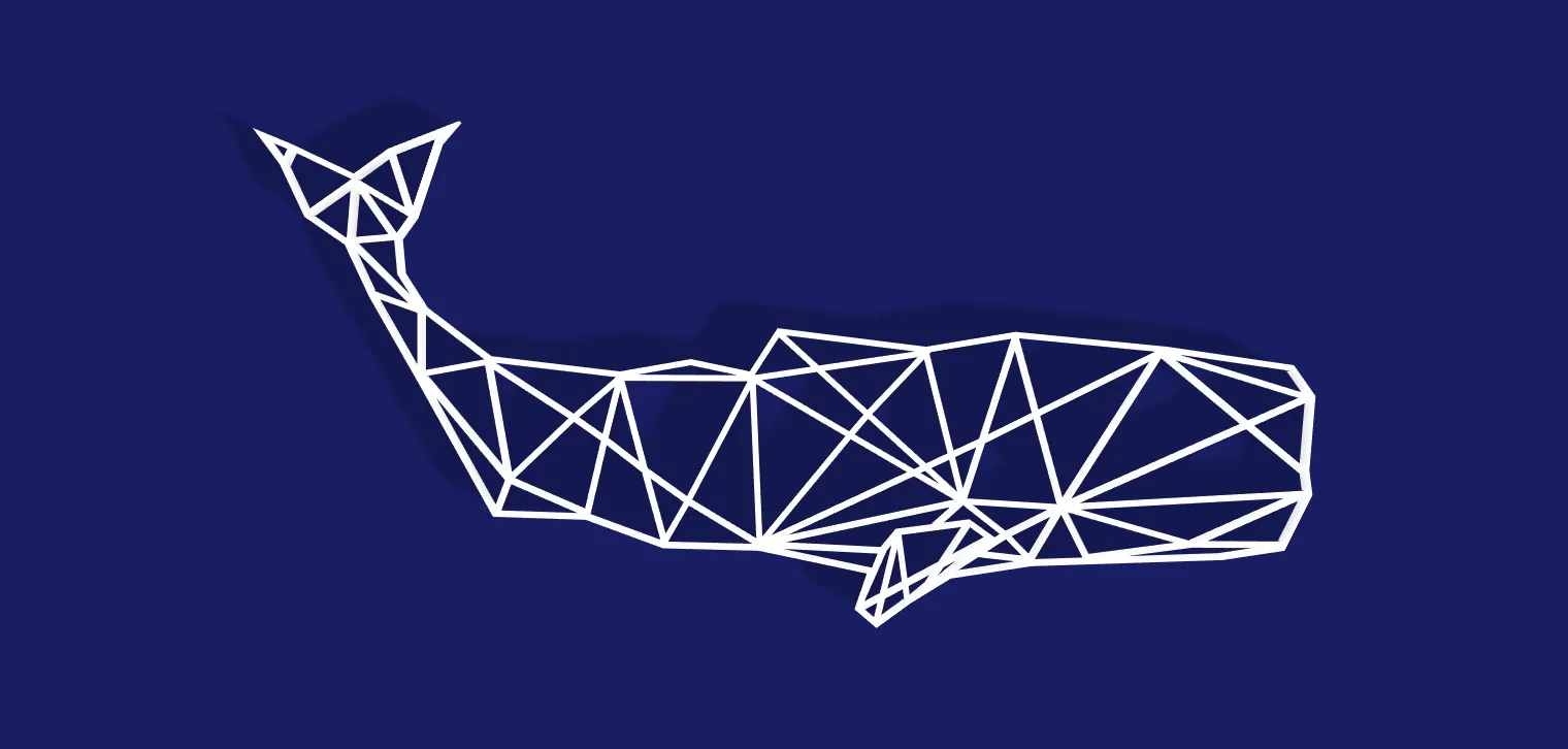 Cá voi tinh khôn hình học lớn có thể tùy chỉnh kích thước