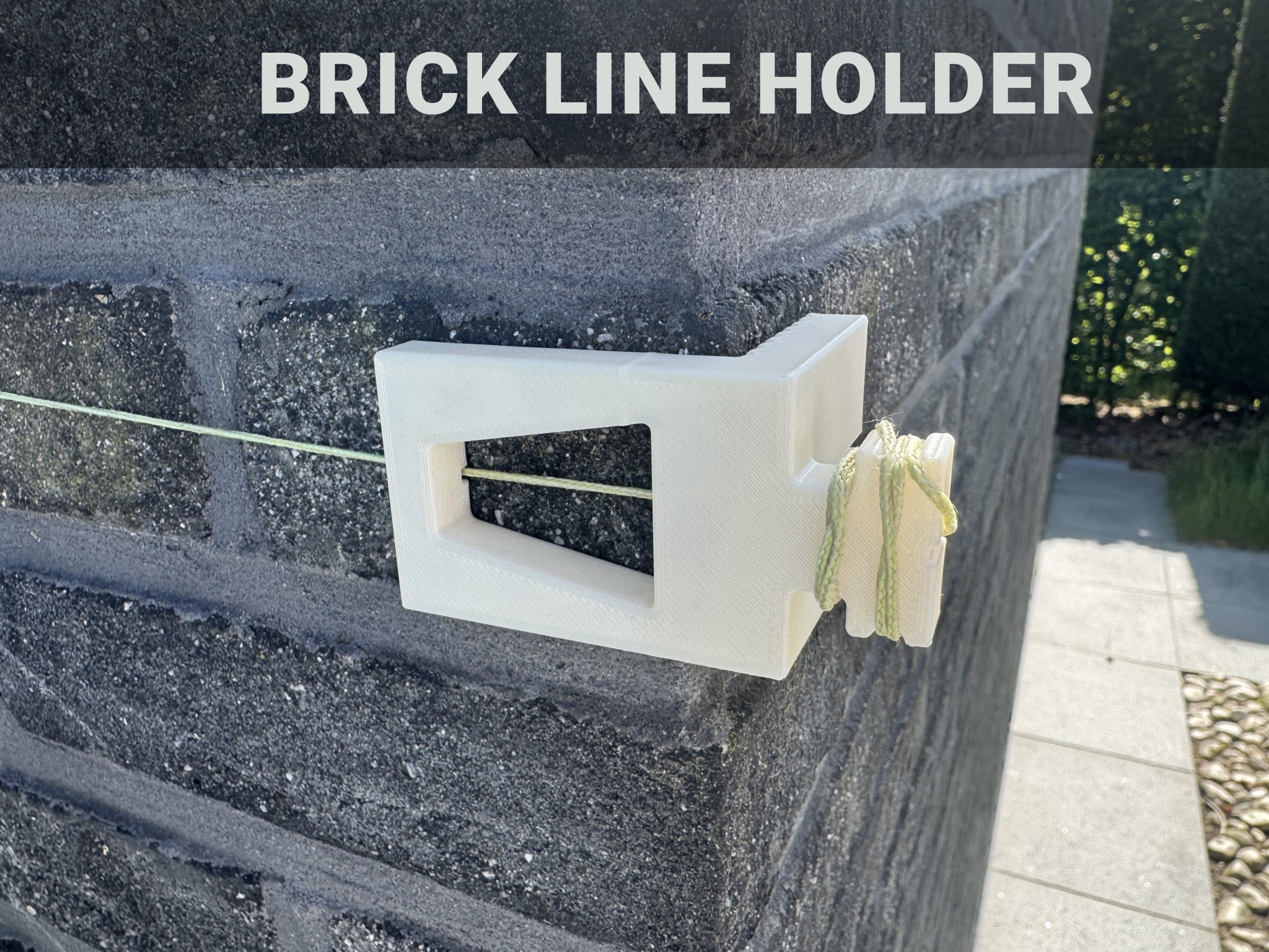 Giá đỡ dây gạch không cần vít hoặc keo dán