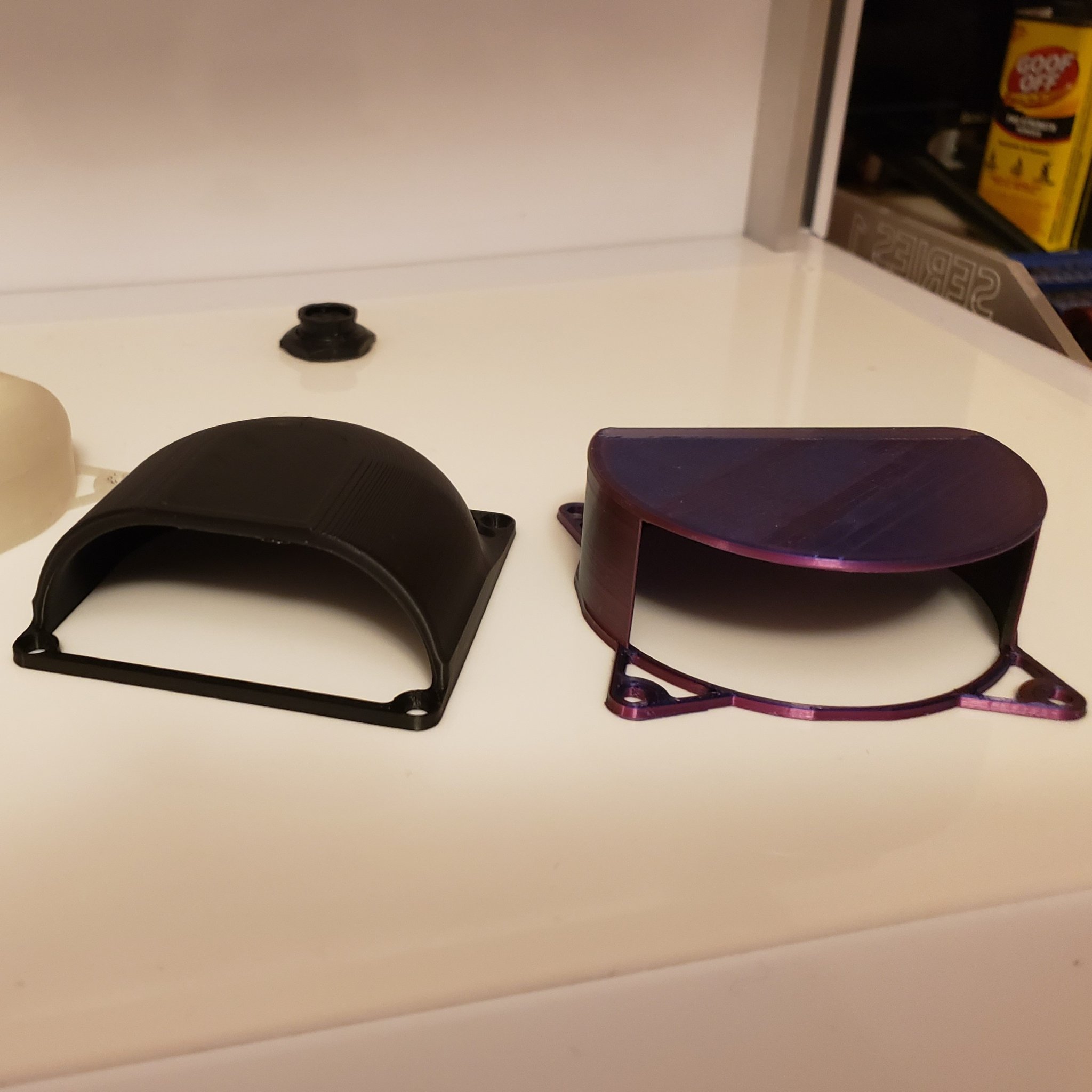 Bộ che quạt 80mm cao 30mm với độ lệch không khí 90 độ