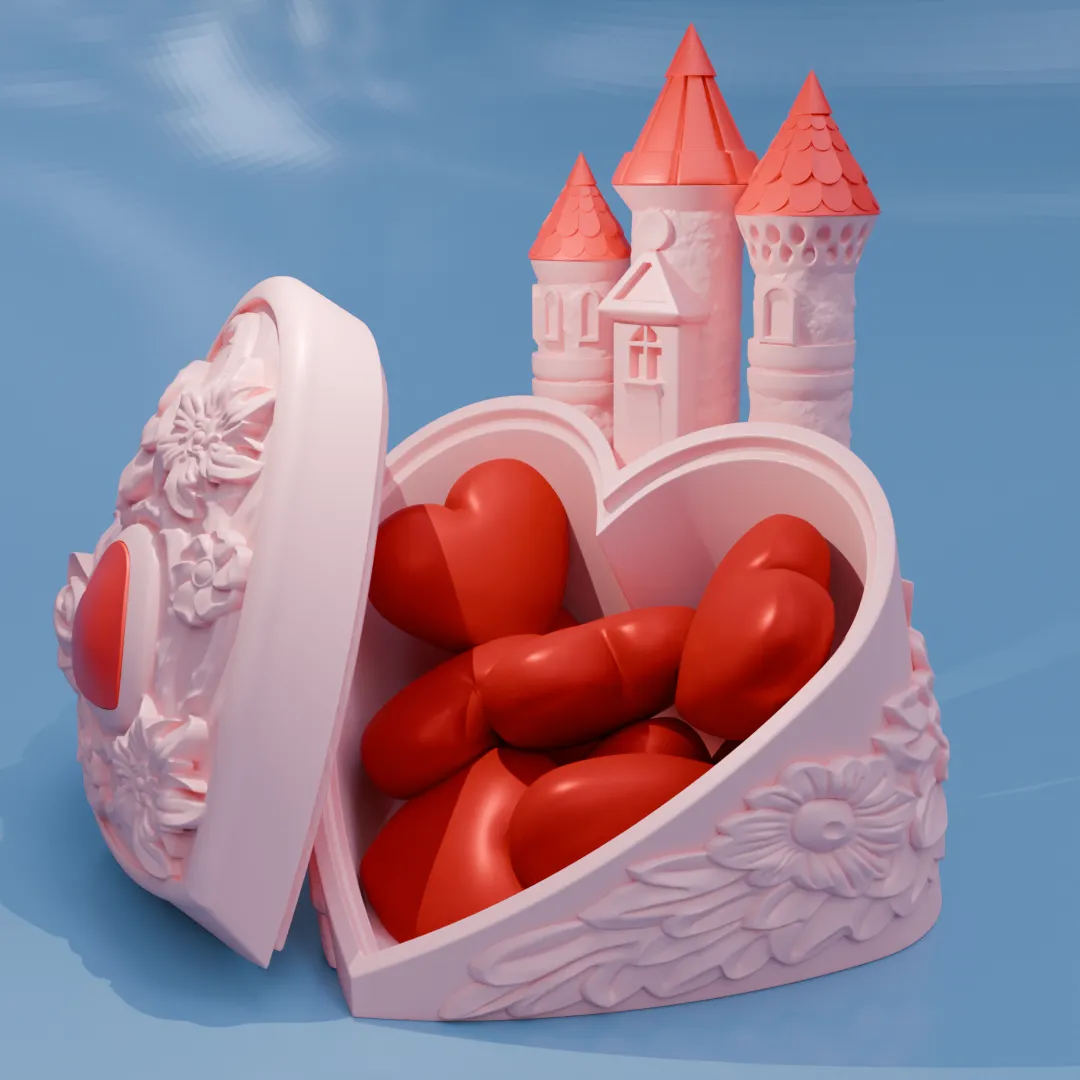 Hộp kẹo Valentine cho công chúa