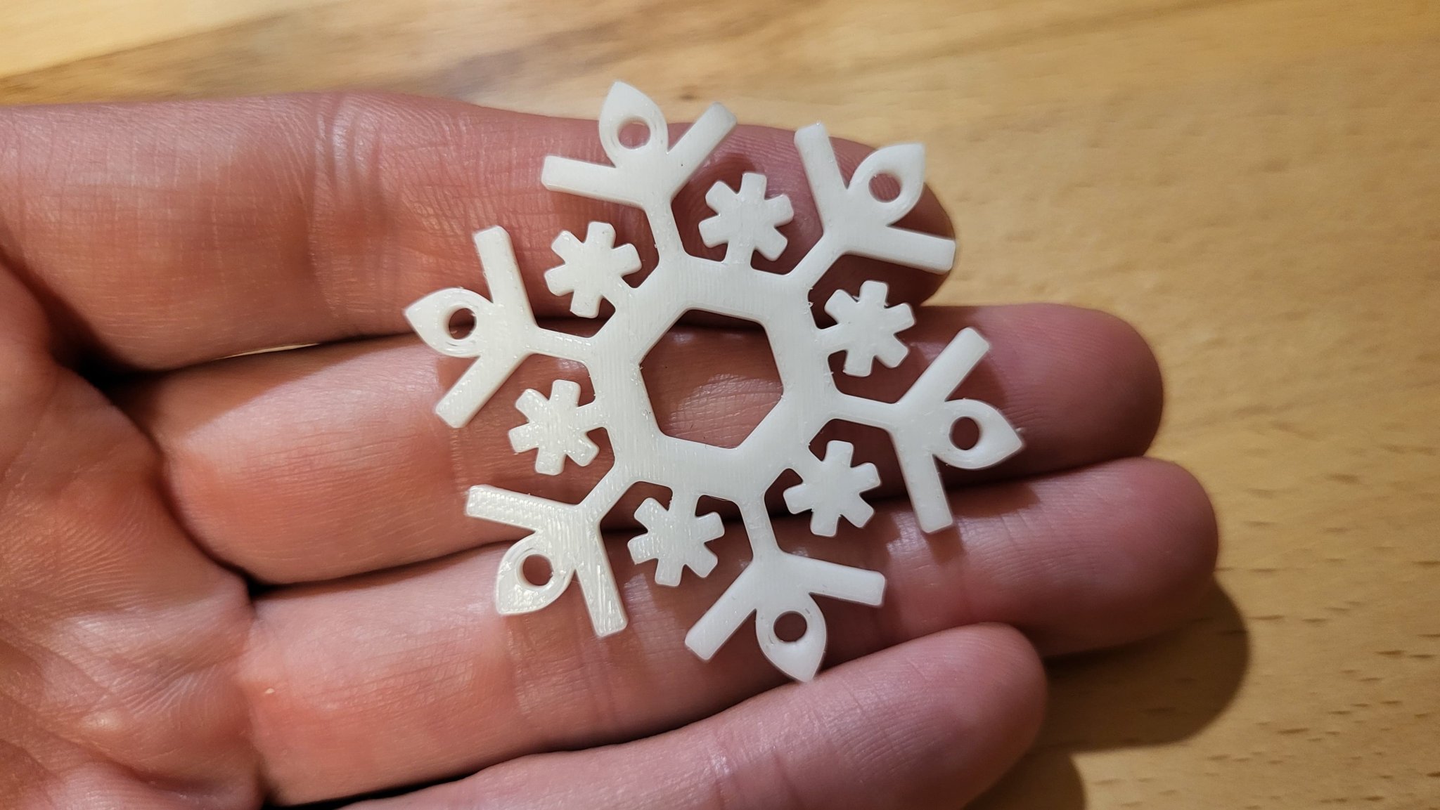 Bộ 12 bông tuyết đơn giản trang trí cây thông Giáng Sinh