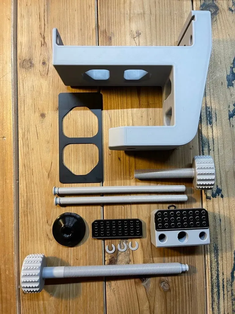 Kẹp bàn làm việc với pad TPU có thể thay thế