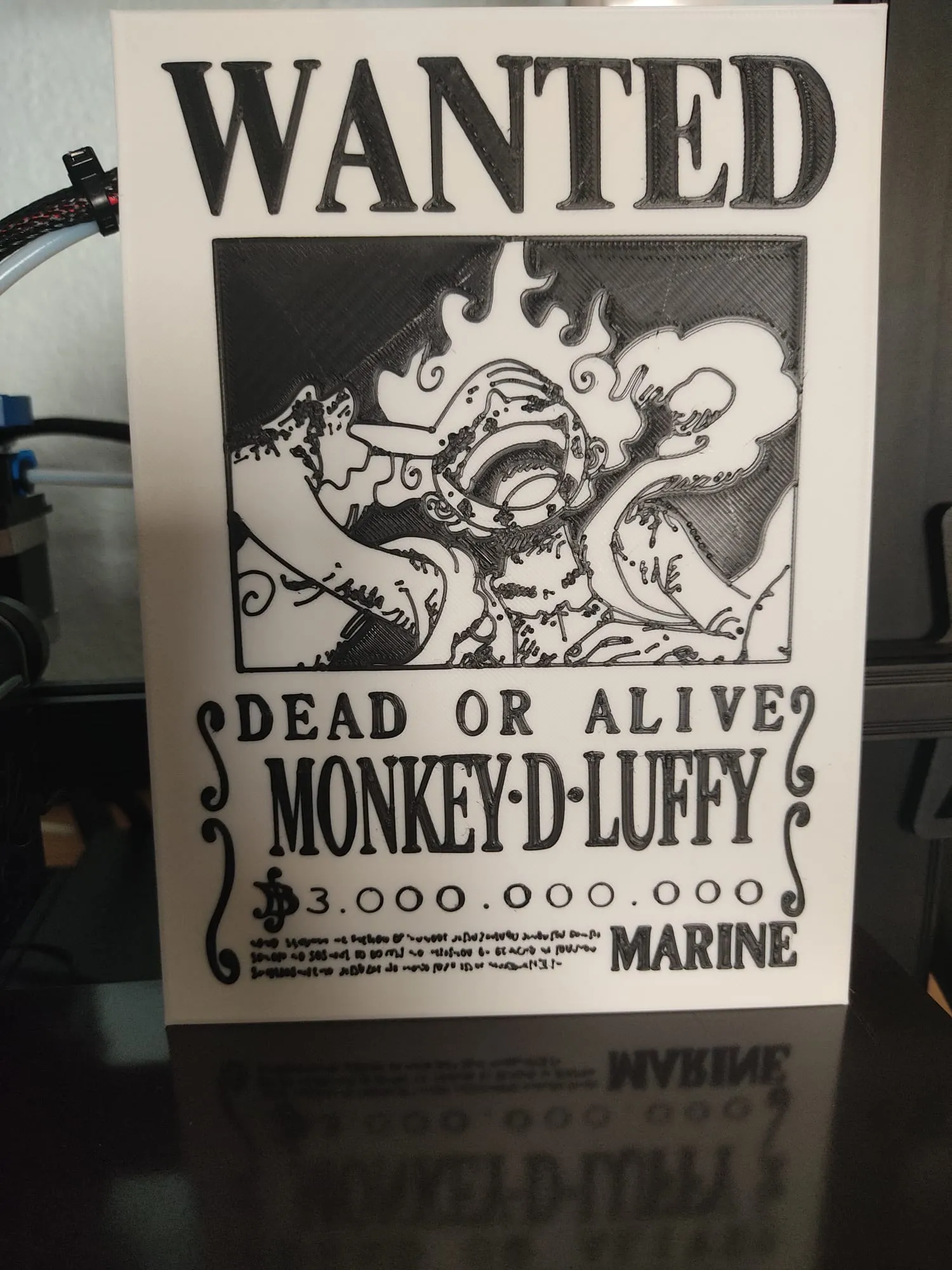 Mô hình 2D Wanted Monkey D. Luffy Gear 5