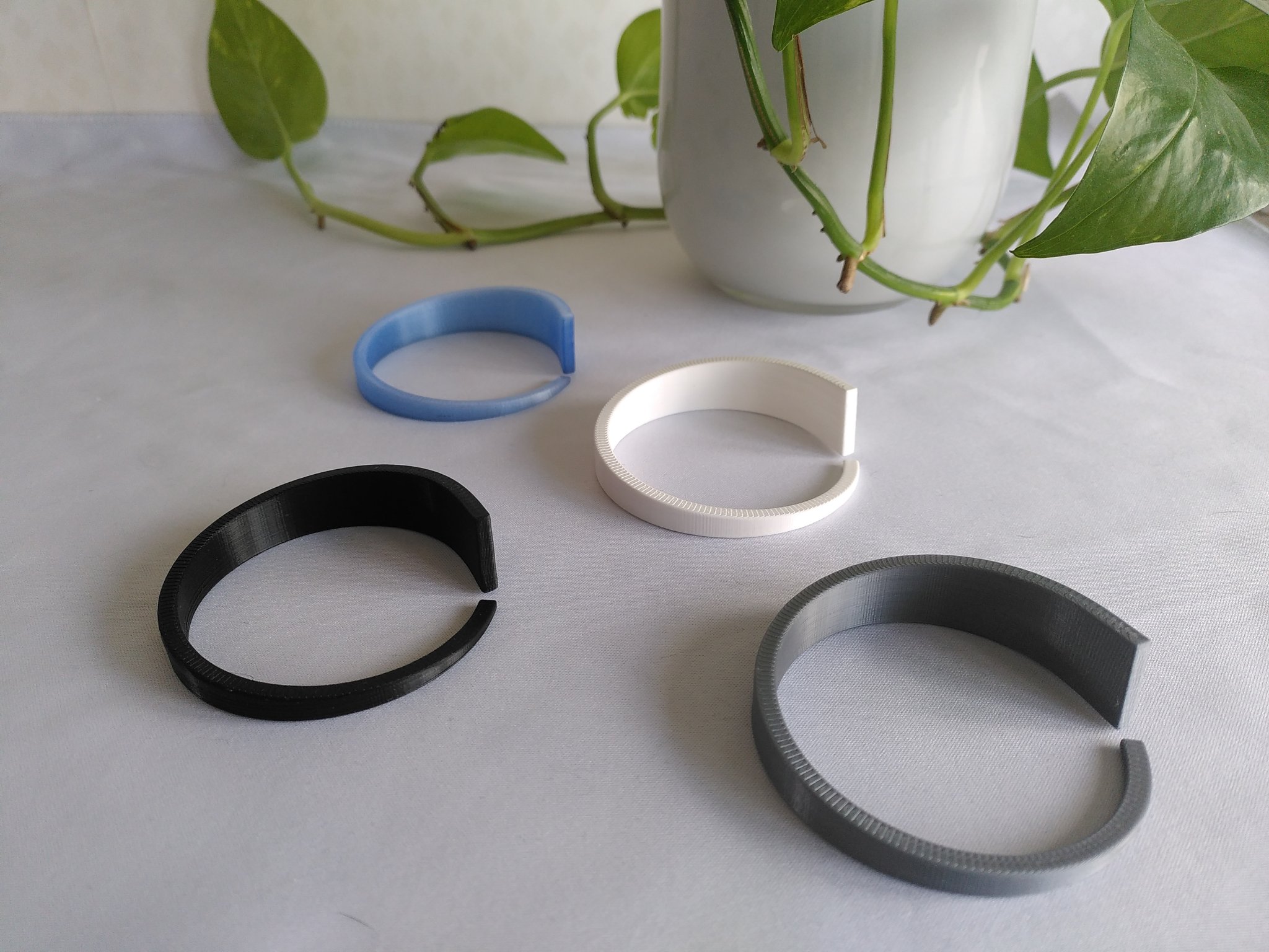 Vòng tay bangle đa kích thước in 3D từ PET và PLA