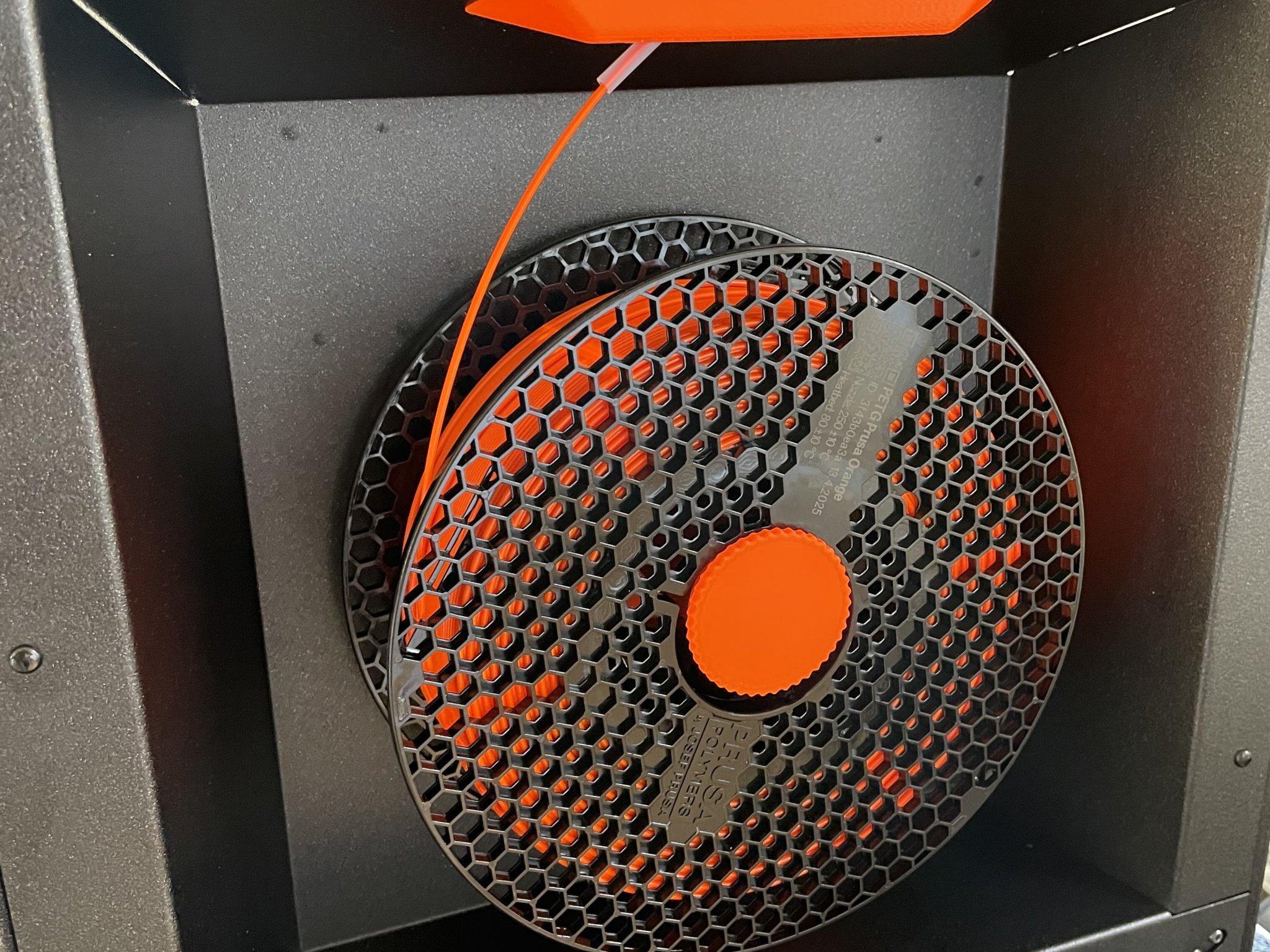 Giá đỡ cuộn filament telescopic cải tiến cho Prusa Core One