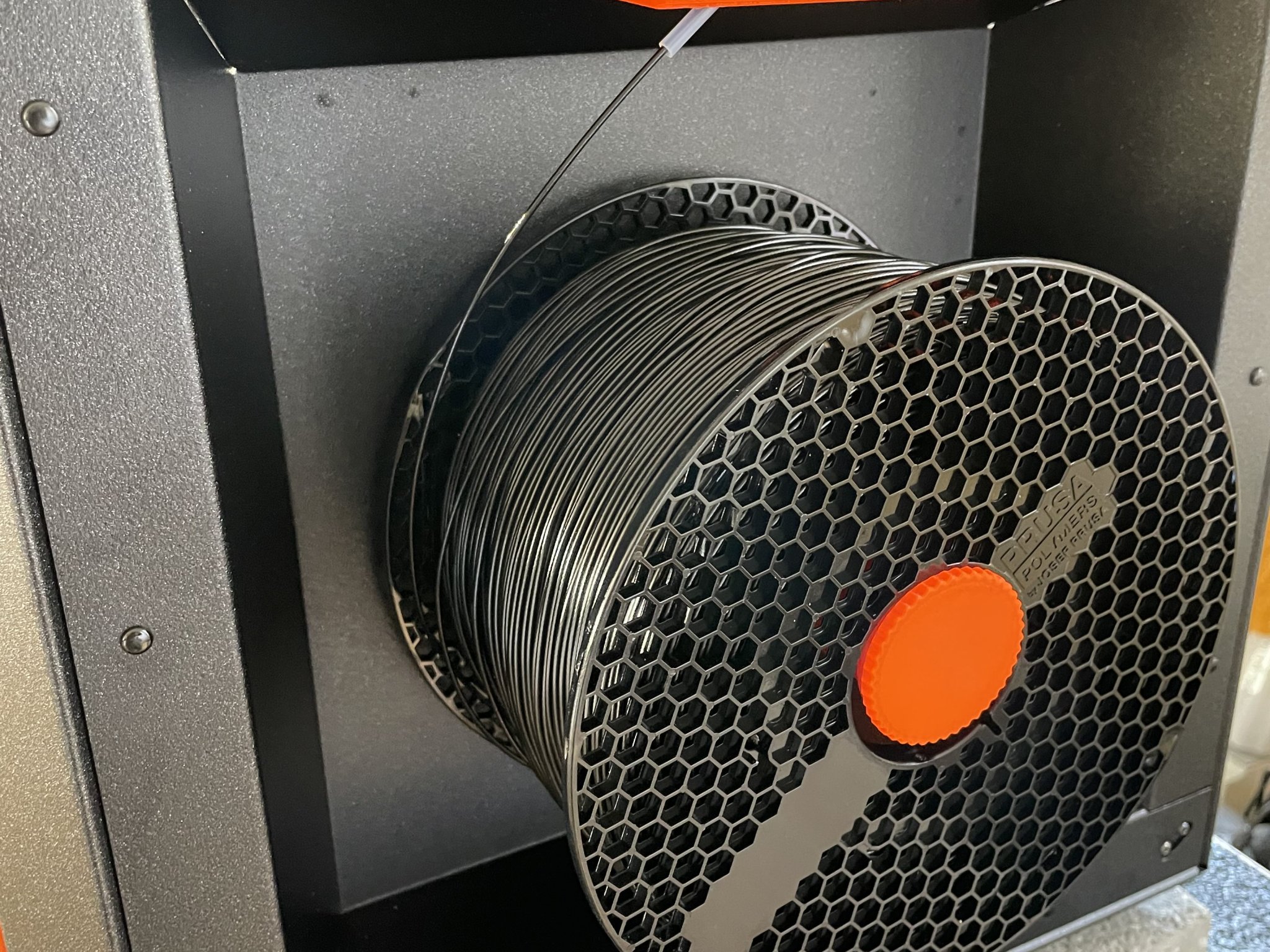 Giá đỡ cuộn filament telescopic cải tiến cho Prusa Core One