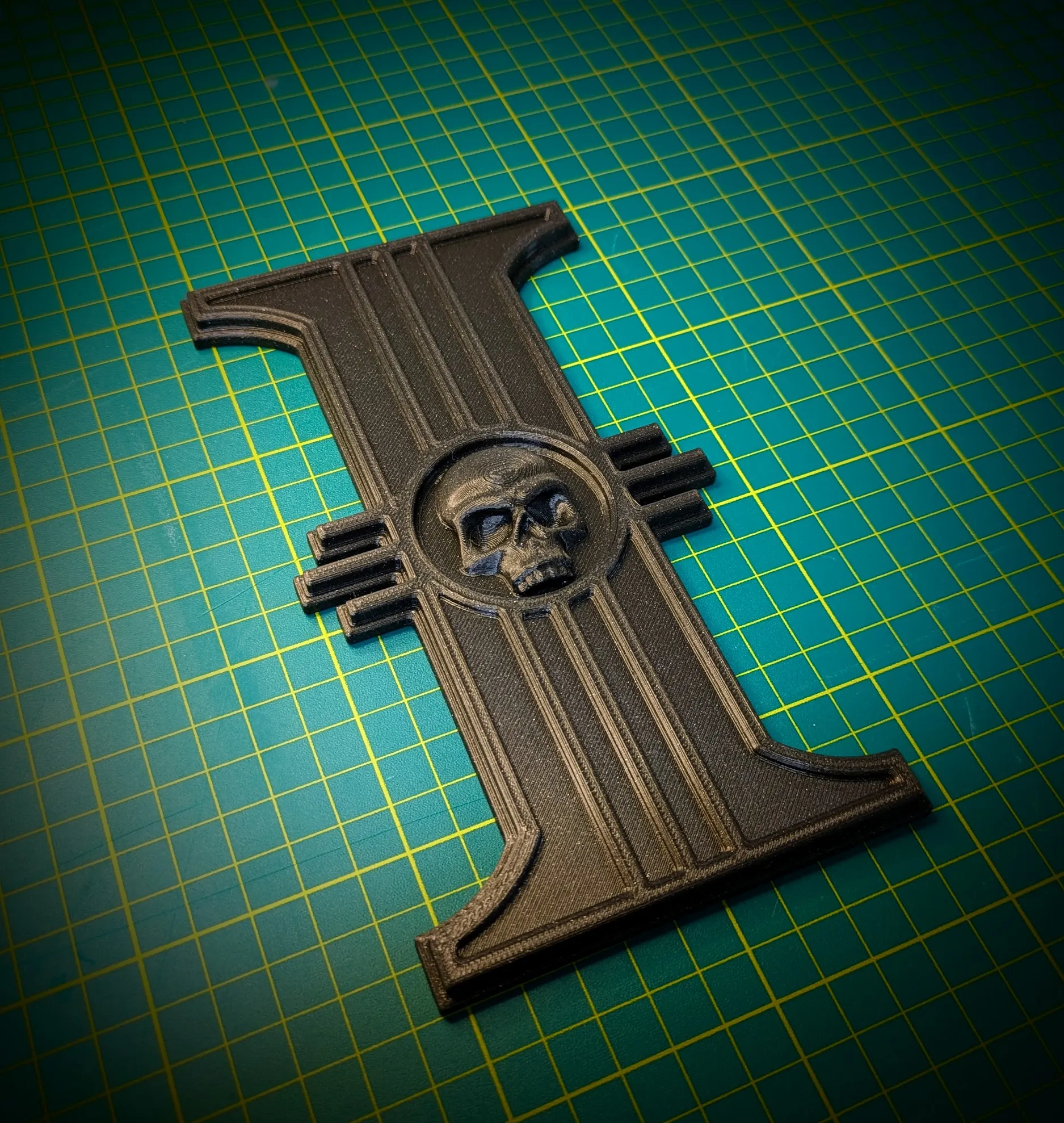 Trang trí tường đầu lâu phong cách 40k