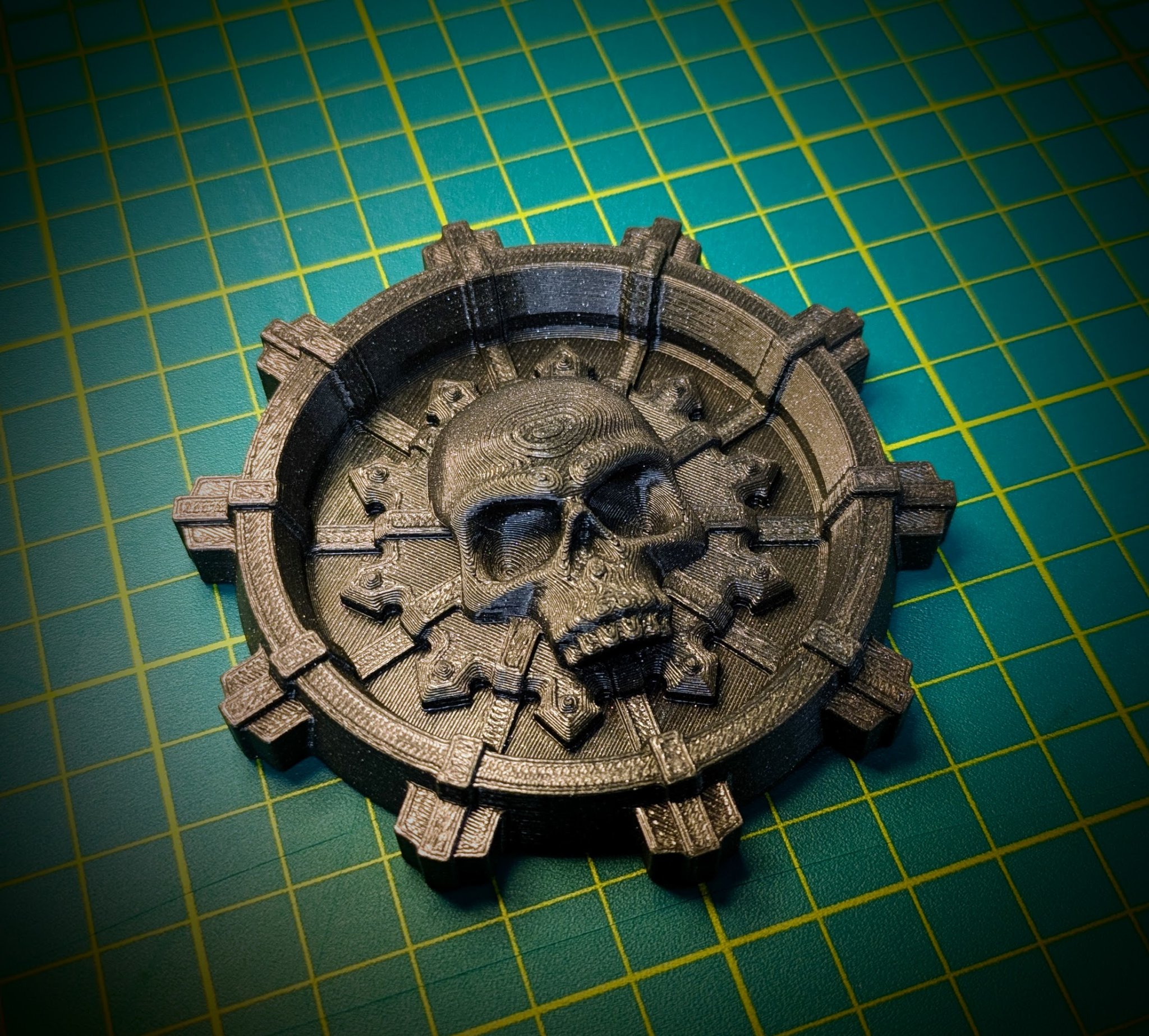 Trang trí tường đầu lâu phong cách 40k