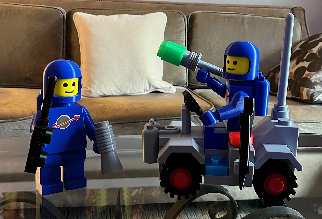 Xe Buggy Mặt Trăng cho Nhân Vật Phi Hành Gia BigBricks