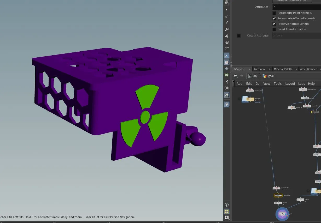 Nắp động cơ Radioactive cho máy in Ender 3 V3 KE