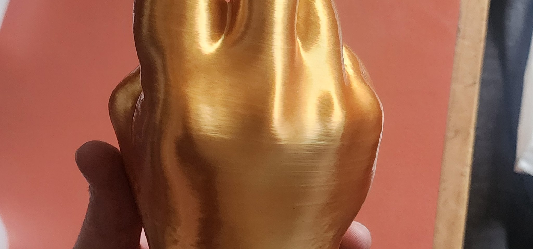 Cúp tay người với ngón giữa giơ lên độc đáo