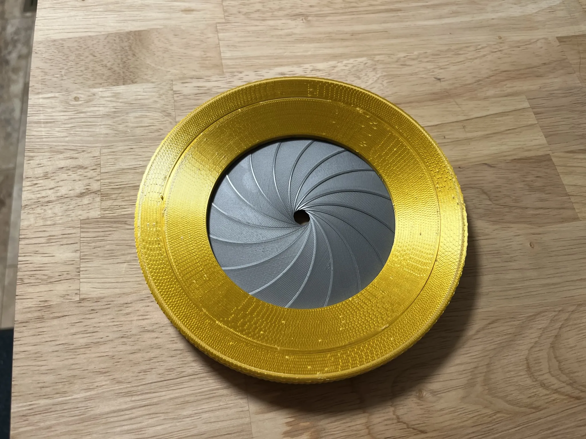 Cánh cửa iris cơ khí 16 lá có thể điều chỉnh