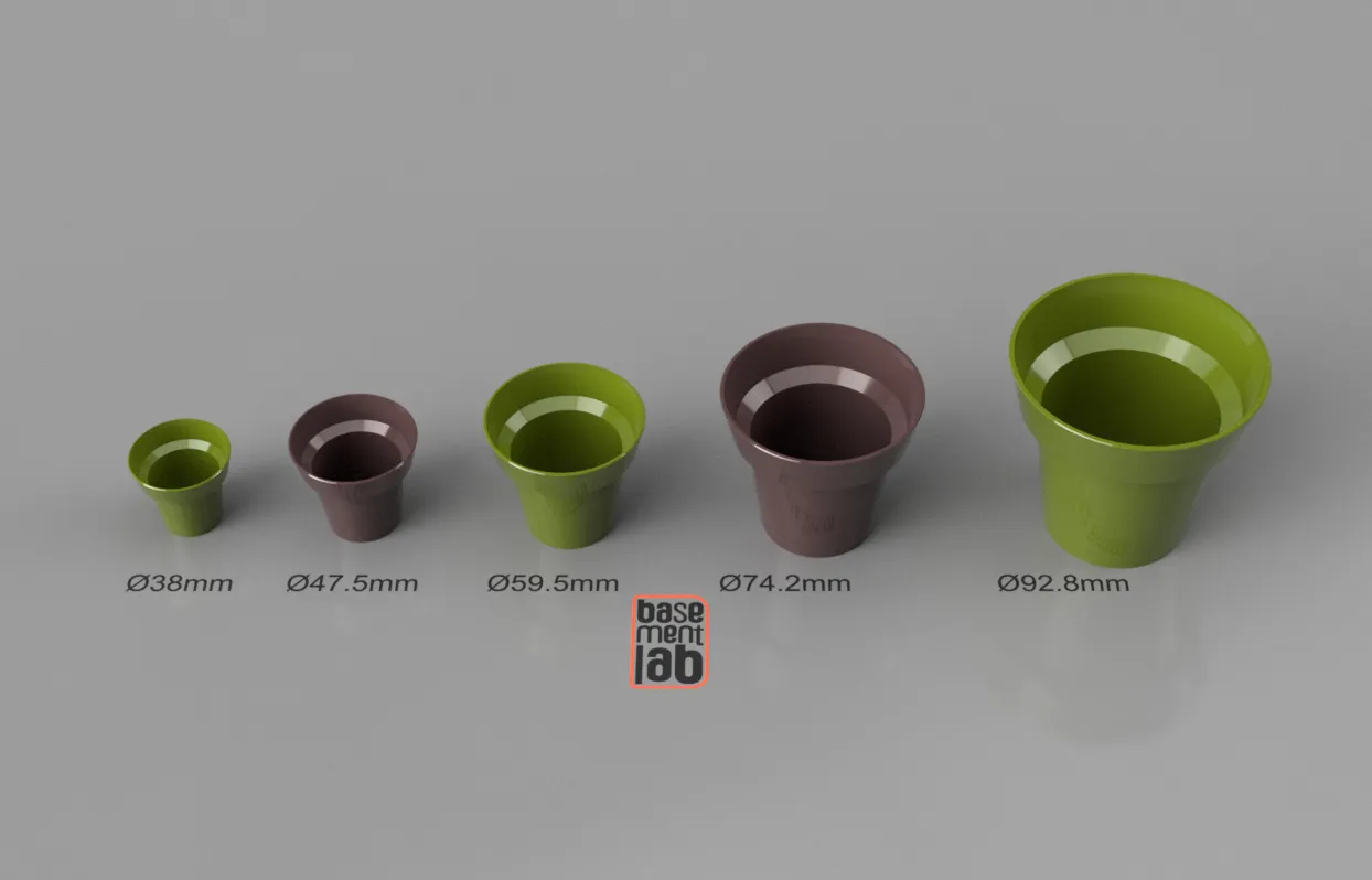 Bình hoa mini phong cách chậu đất nung cổ điển