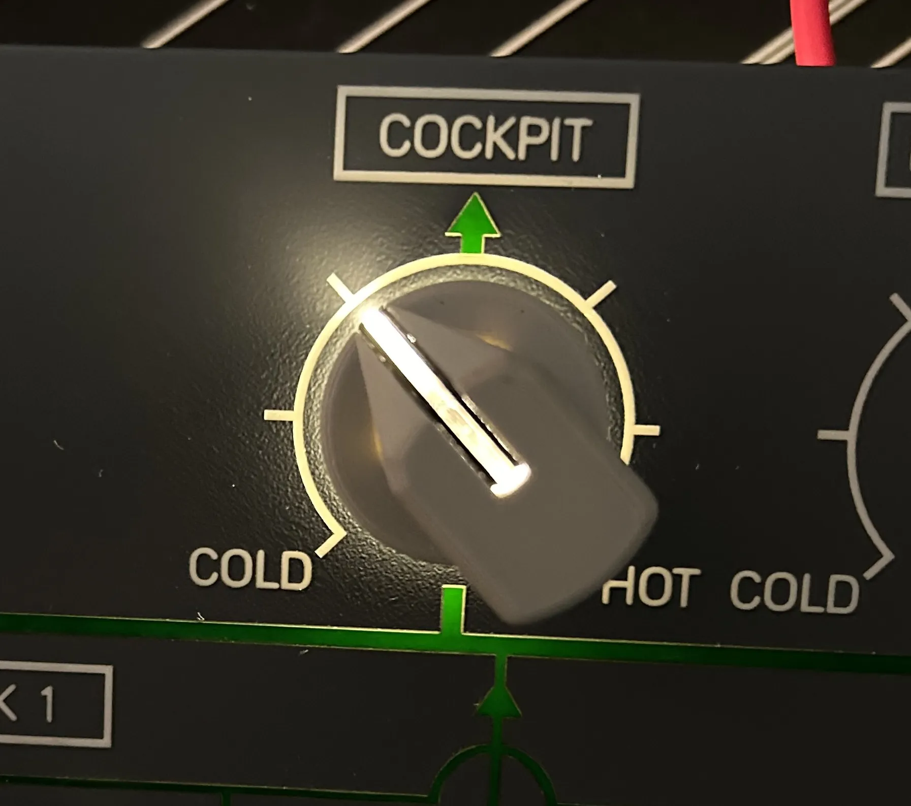 Giá đỡ công tắc xoay Airbus A320 có đèn nền - V2