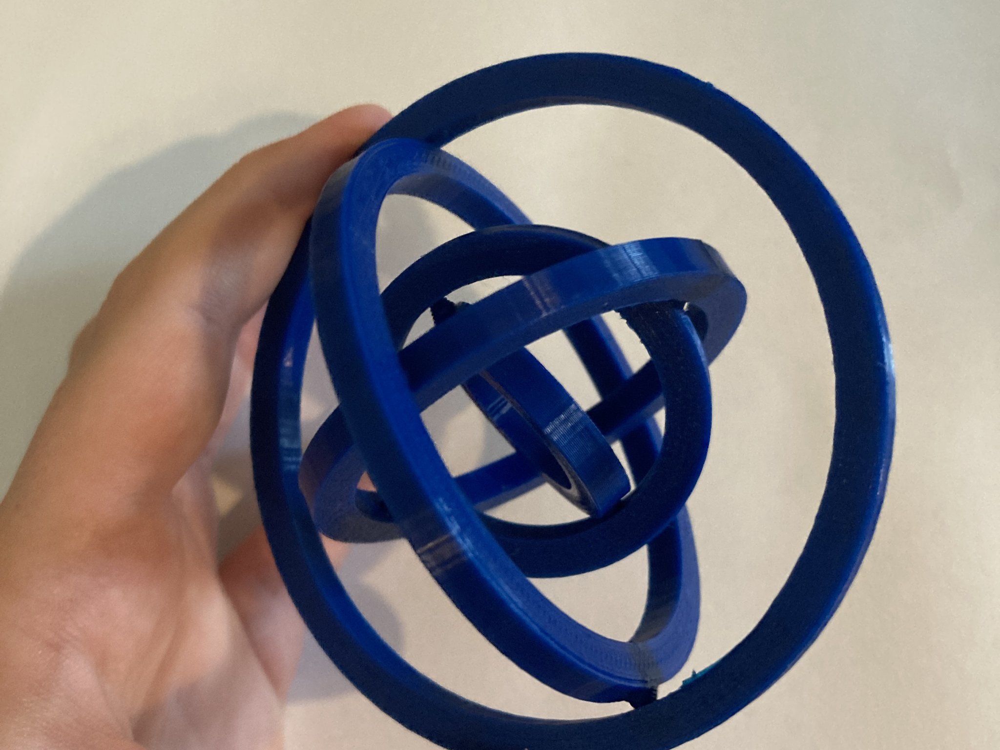 Gyroscope 5 vòng với chuyển động mượt mà