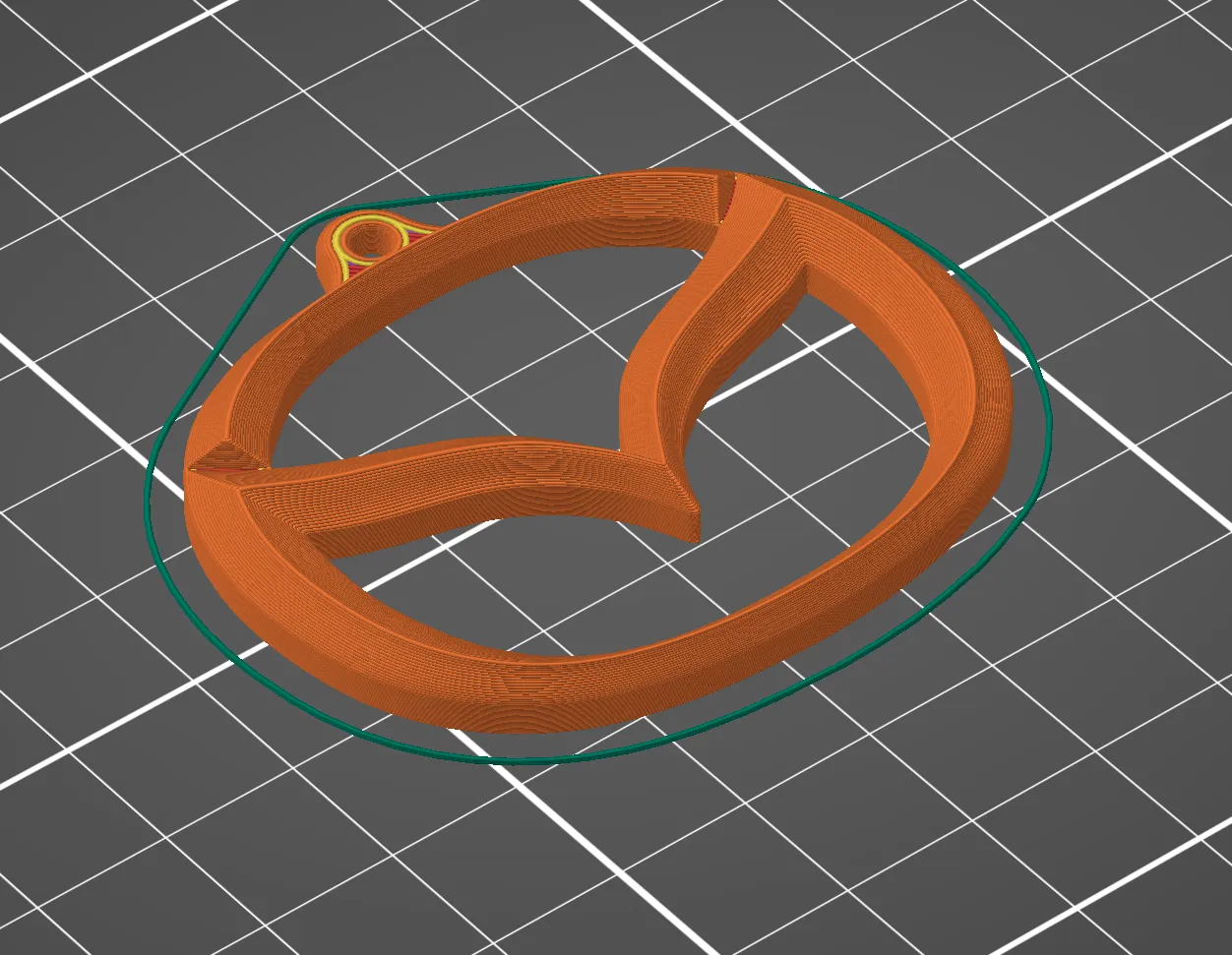 Móc khóa 3D biểu tượng Mazda