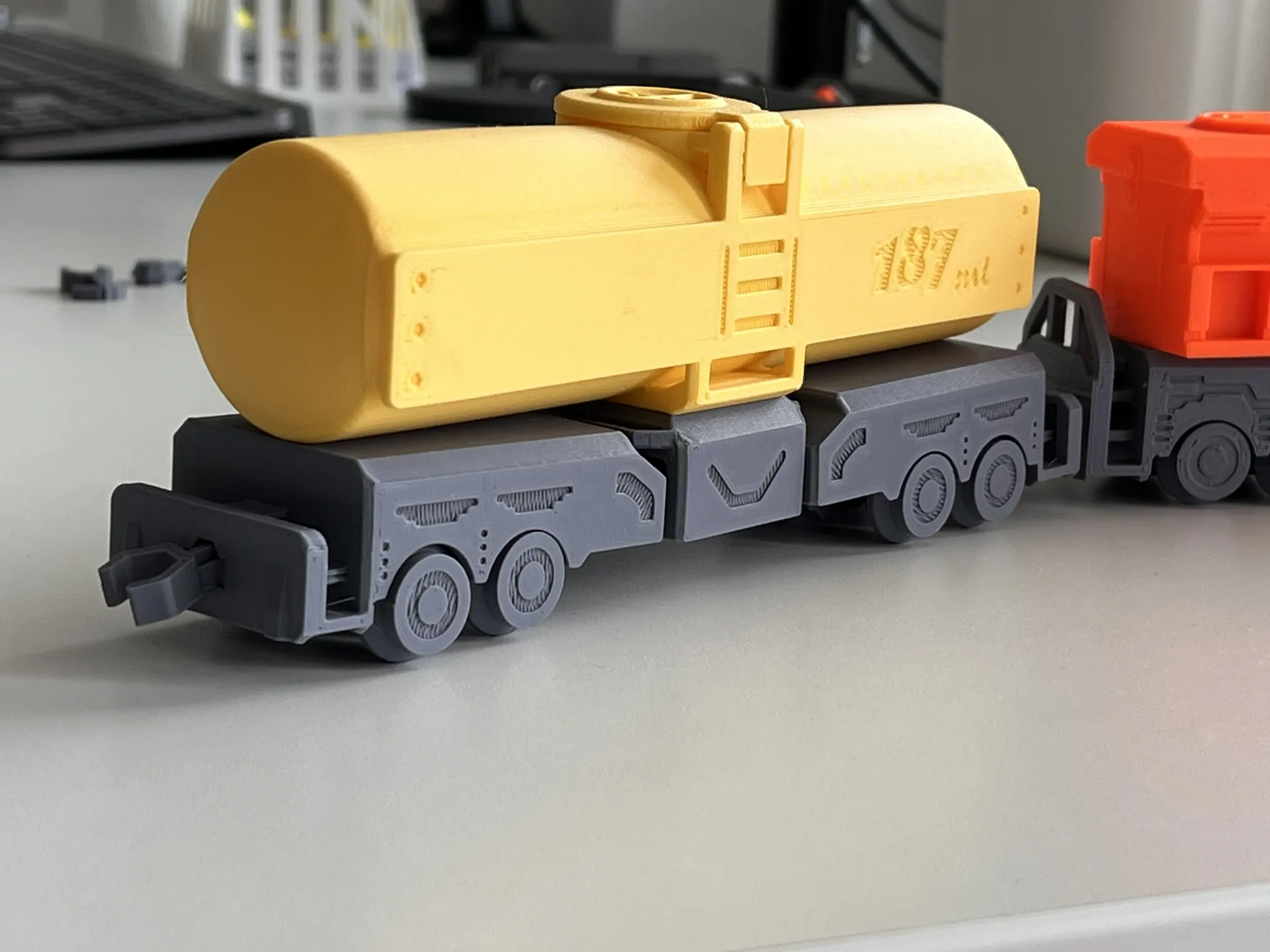 Xe tăng Wagon in ngay tại chỗ cho tàu hỏa