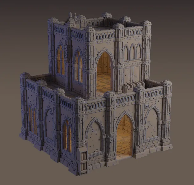 Mẫu miễn phí công trình Domina Ferrum cho trò chơi chiến tranh