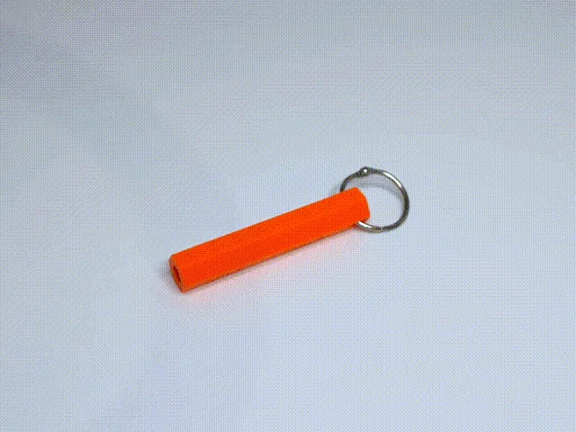 Móc chìa khóa đa năng tích hợp tua vít và thước kẻ